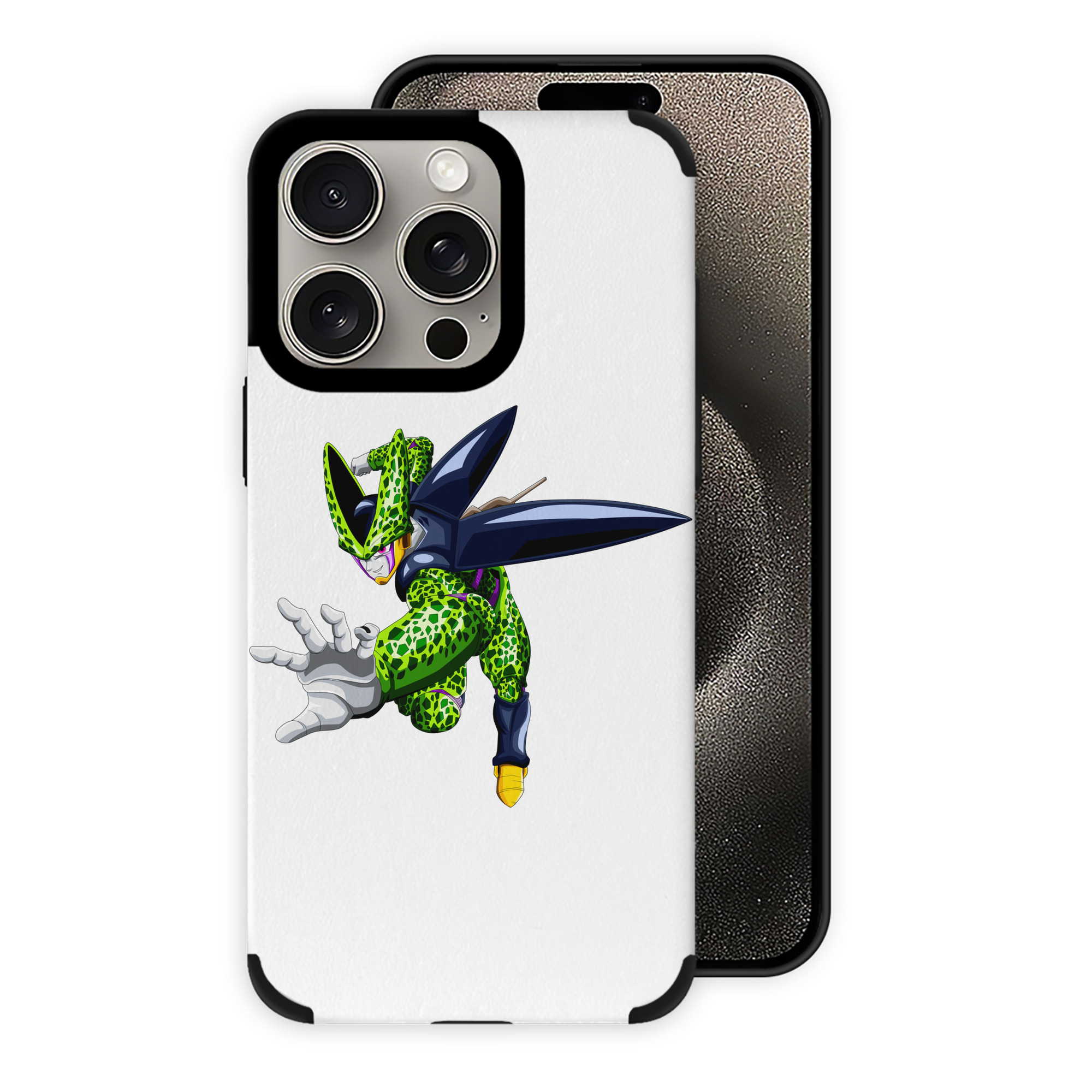 （画像用） ドラゴンボール セル DRAGON BALL Cell 【iPhone15ProMax対応】 PUレザー スマホケース 耐衝撃＆黄変防止