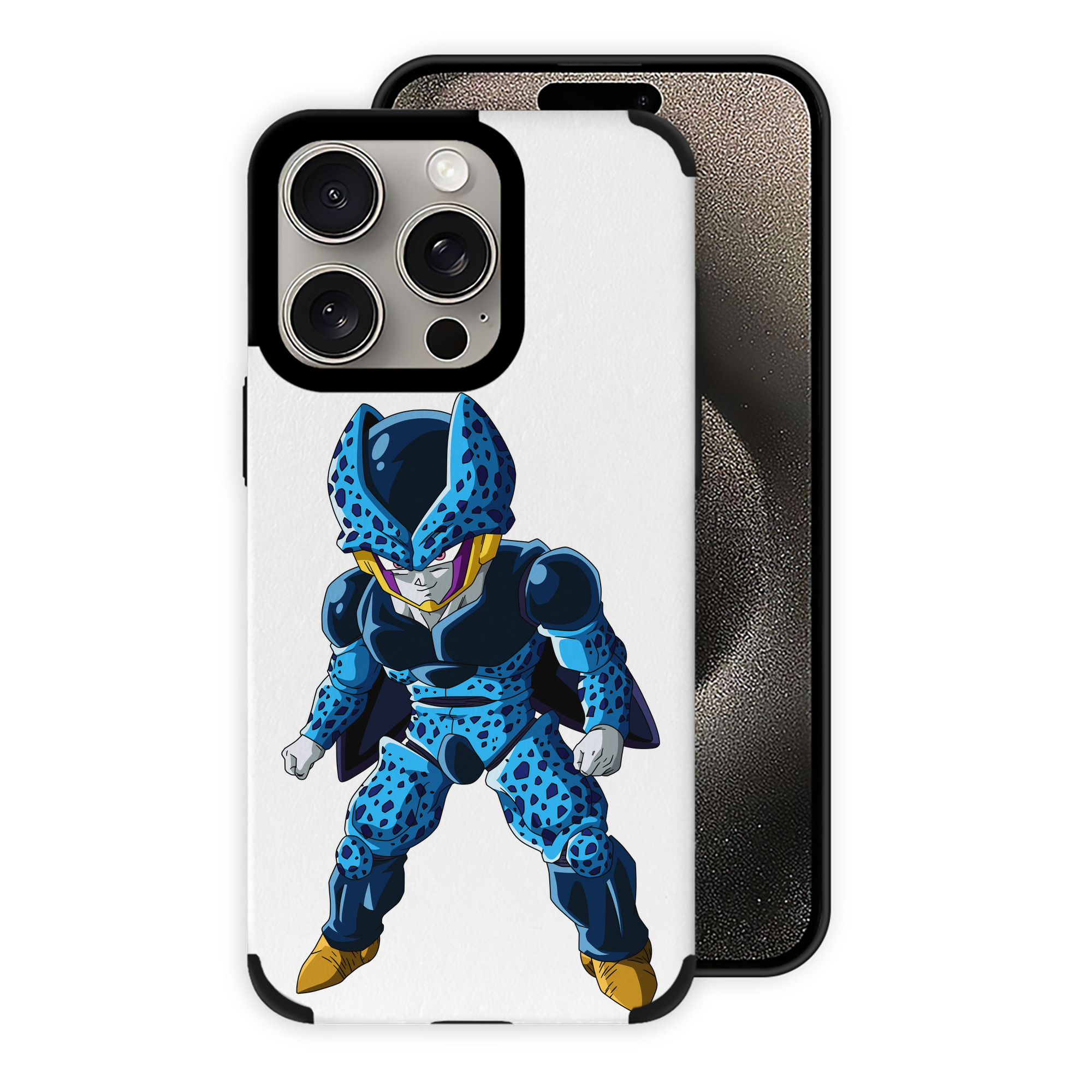（画像用） ドラゴンボール セル DRAGON BALL Cell 【iPhone15ProMax対応】 PUレザー スマホケース 耐衝撃＆黄変防止