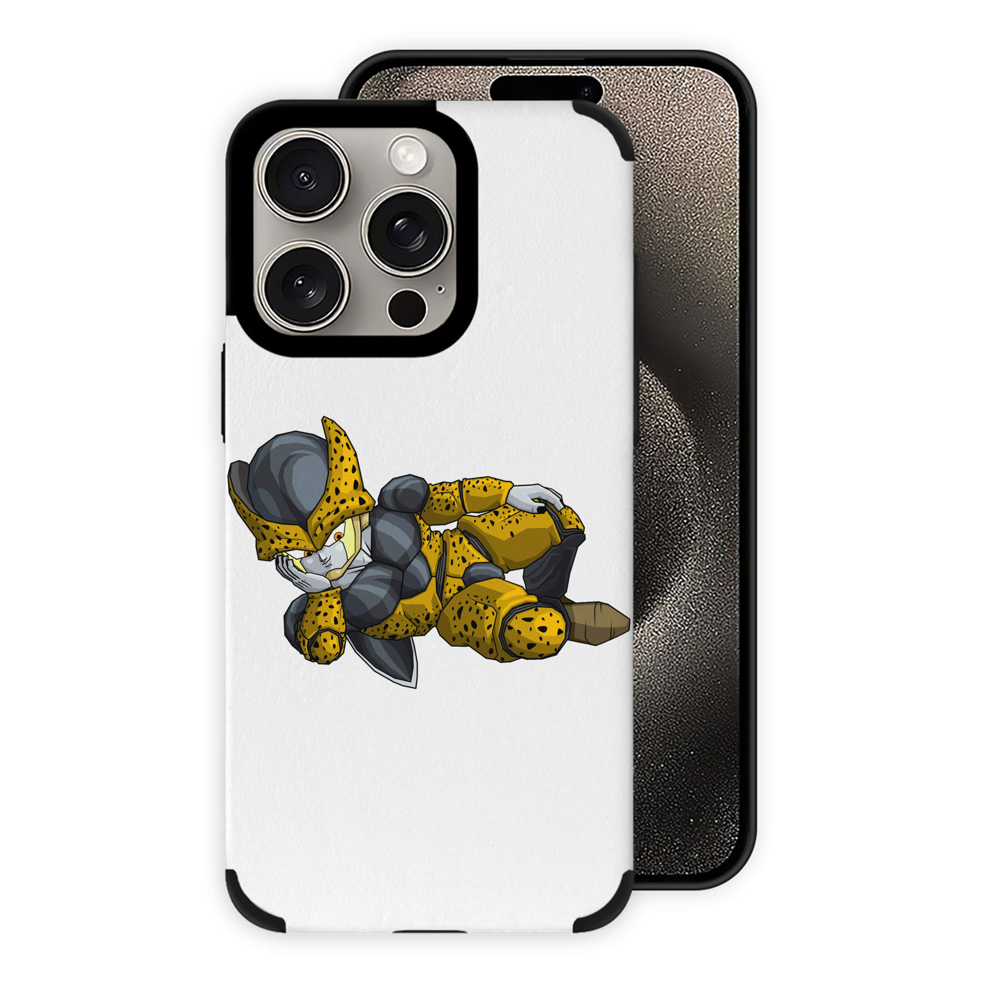（画像用） ドラゴンボール セル DRAGON BALL Cell 【iPhone15ProMax対応】 PUレザー スマホケース 耐衝撃＆黄変防止