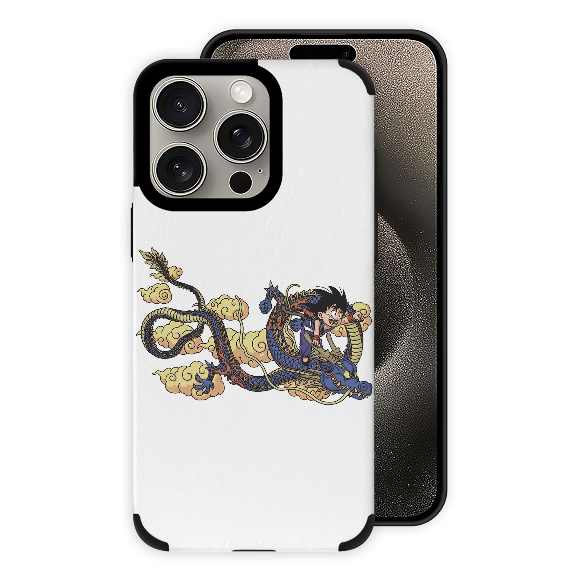 （画像用） ドラゴンボール 神龍 シェンロン DRAGON BALL Shenron 【iPhone15ProMax対応】 PUレザー スマホケース 耐衝撃＆黄変防止