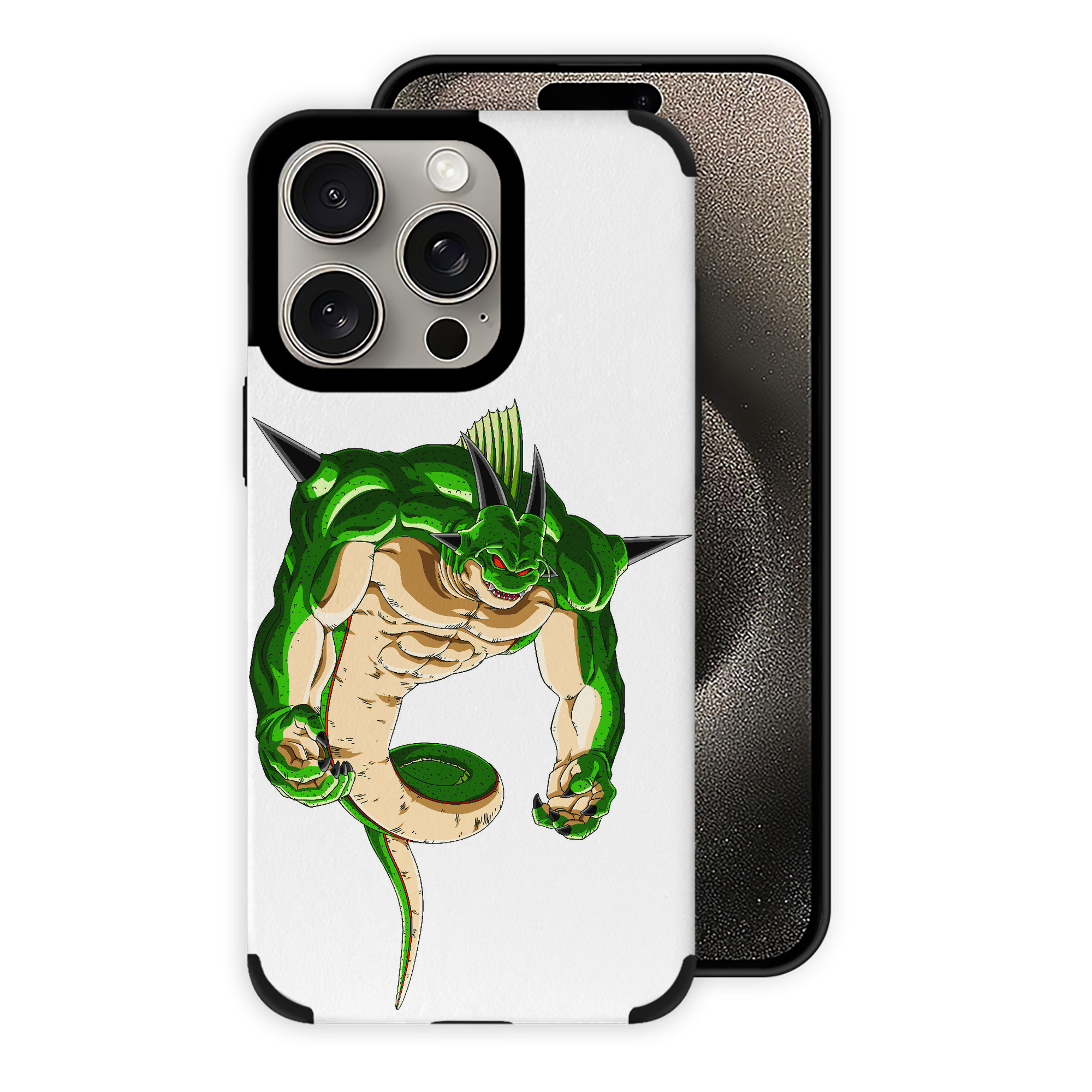 （画像用） ドラゴンボール 神龍 シェンロン DRAGON BALL Shenron 【iPhone15ProMax対応】 PUレザー スマホケース 耐衝撃＆黄変防止