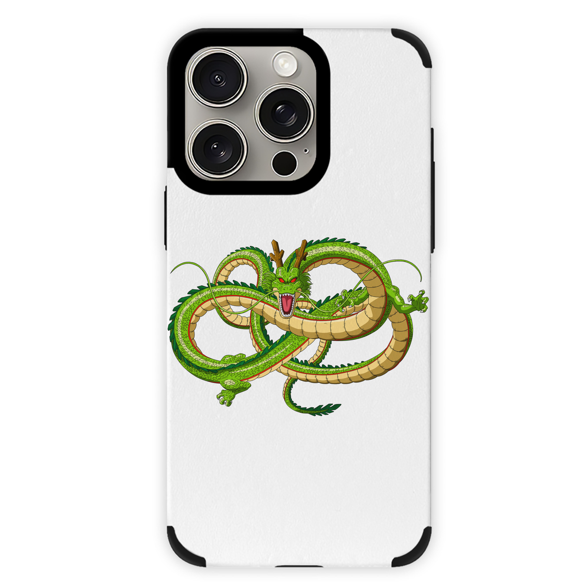 （画像用） ドラゴンボール 神龍 シェンロン DRAGON BALL Shenron 【iPhone15ProMax対応】 PUレザー スマホケース 耐衝撃＆黄変防止