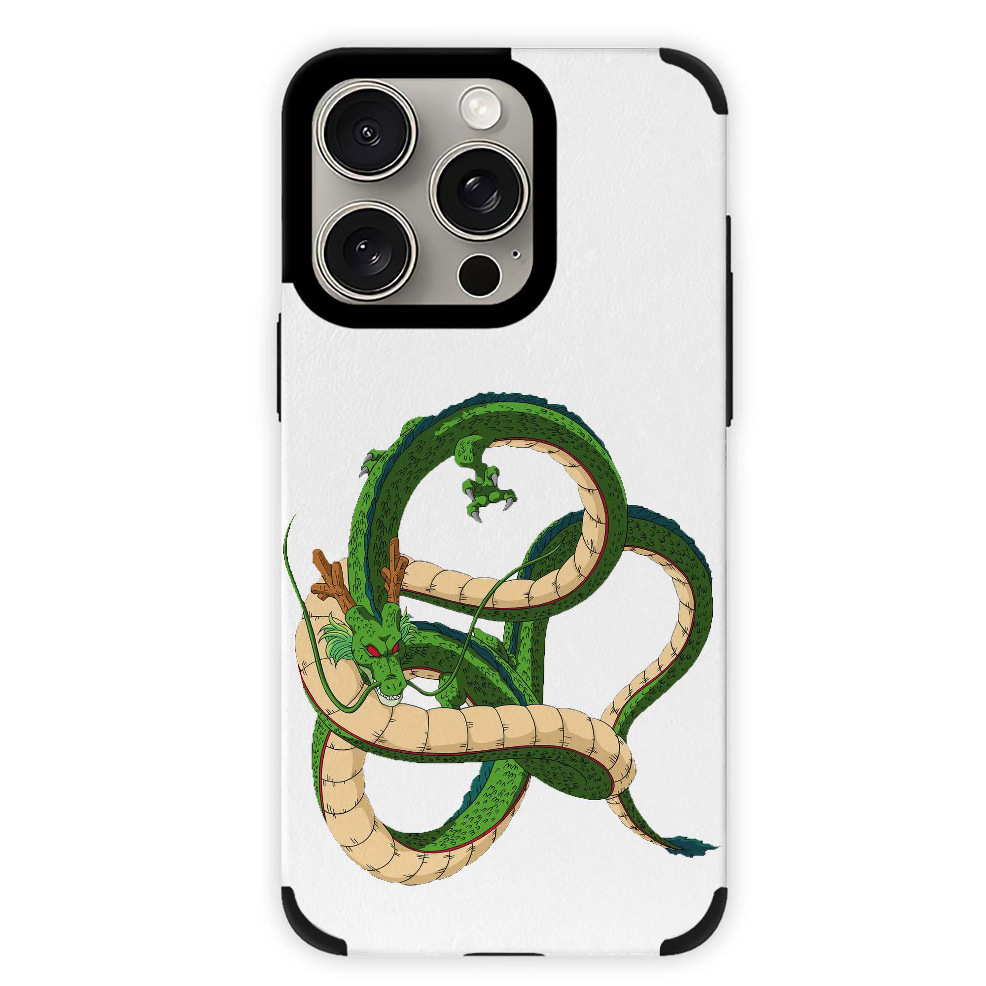 （画像用） ドラゴンボール 神龍 シェンロン DRAGON BALL Shenron 【iPhone15ProMax対応】 PUレザー スマホケース 耐衝撃＆黄変防止