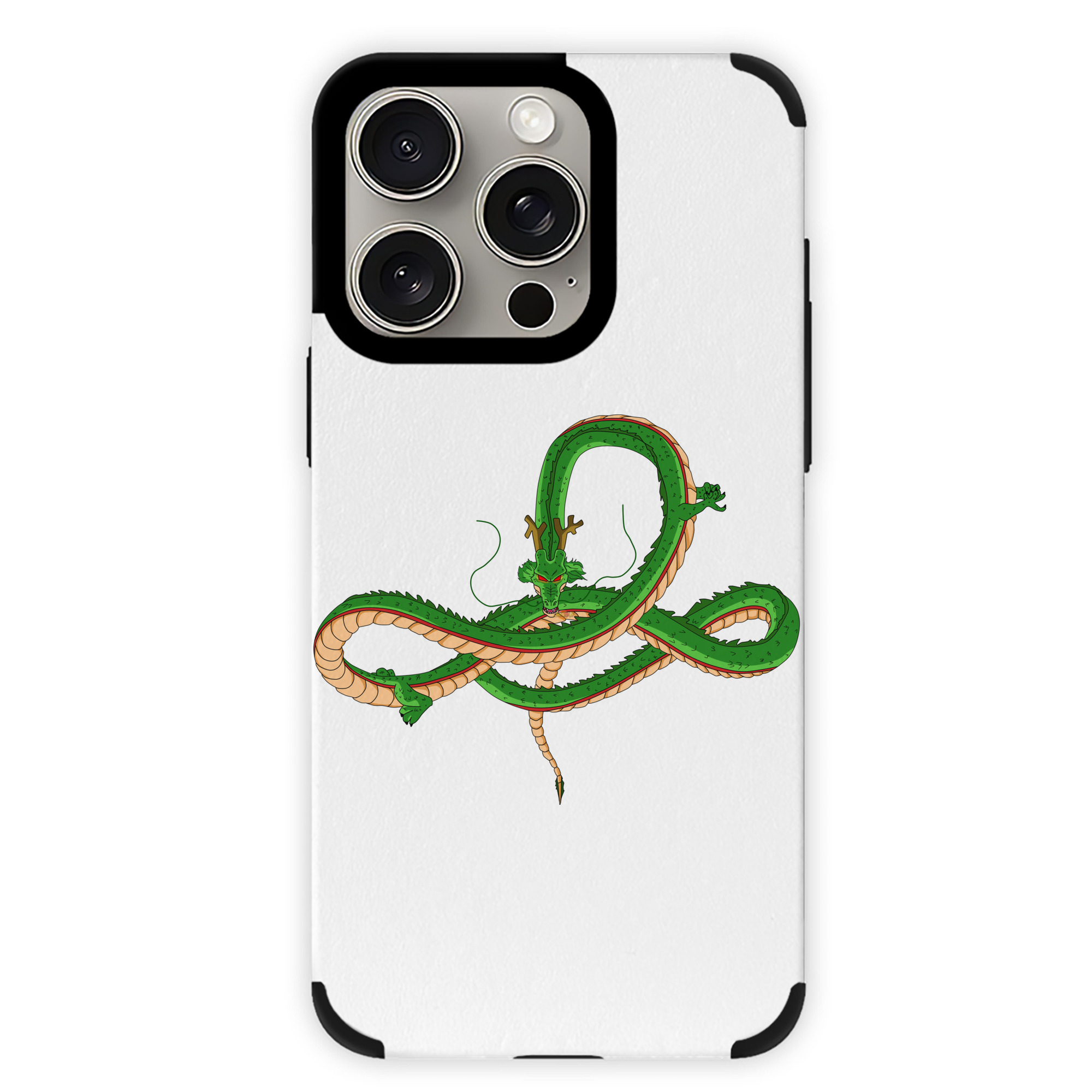 （画像用） ドラゴンボール 神龍 シェンロン DRAGON BALL Shenron 【iPhone15ProMax対応】 PUレザー スマホケース 耐衝撃＆黄変防止