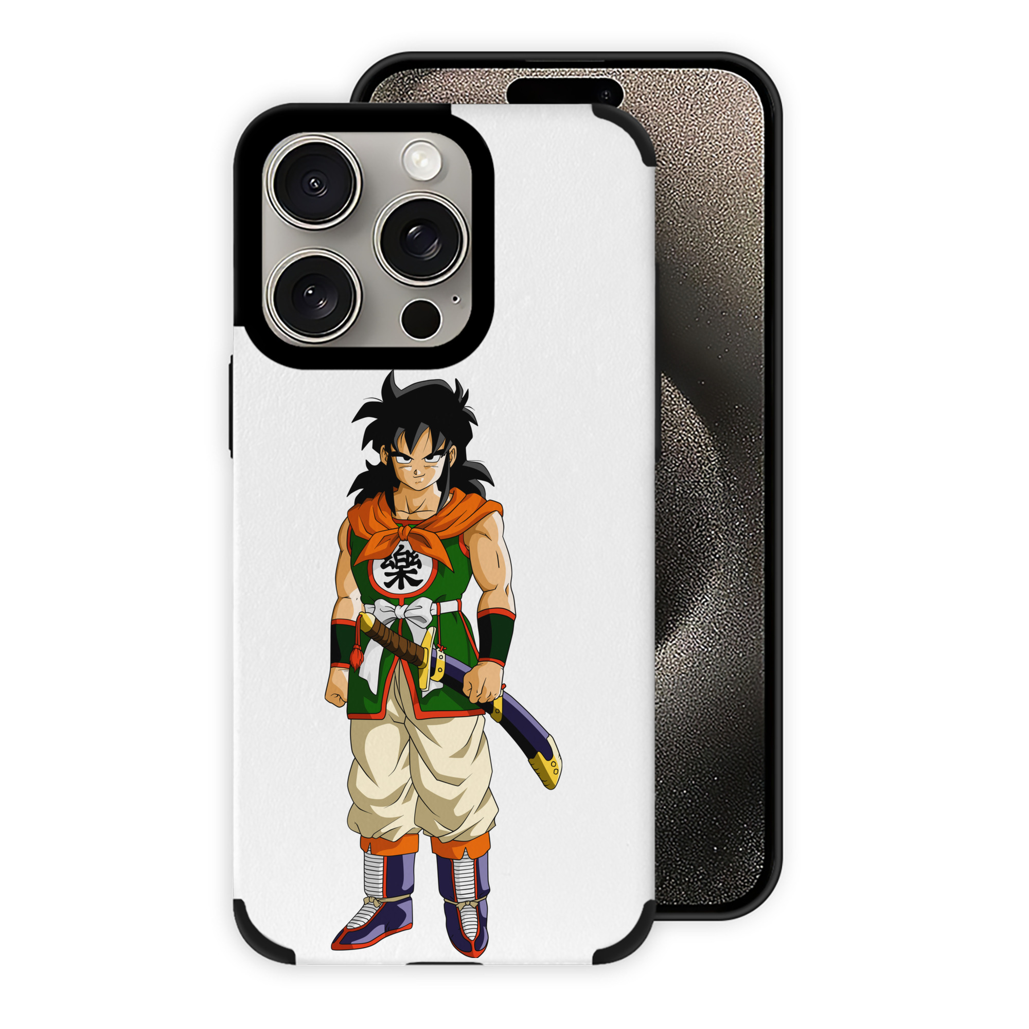 （画像用） ドラゴンボール ヤムチャ DRAGON BALL Yamcha 【iPhone15ProMax対応】 PUレザー スマホケース 耐衝撃＆黄変防止