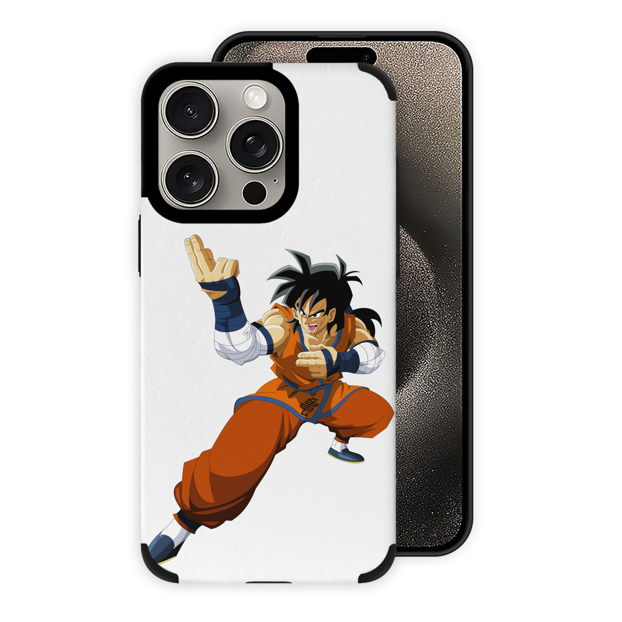 （画像用） ドラゴンボール ヤムチャ DRAGON BALL Yamcha 【iPhone15ProMax対応】 PUレザー スマホケース 耐衝撃＆黄変防止
