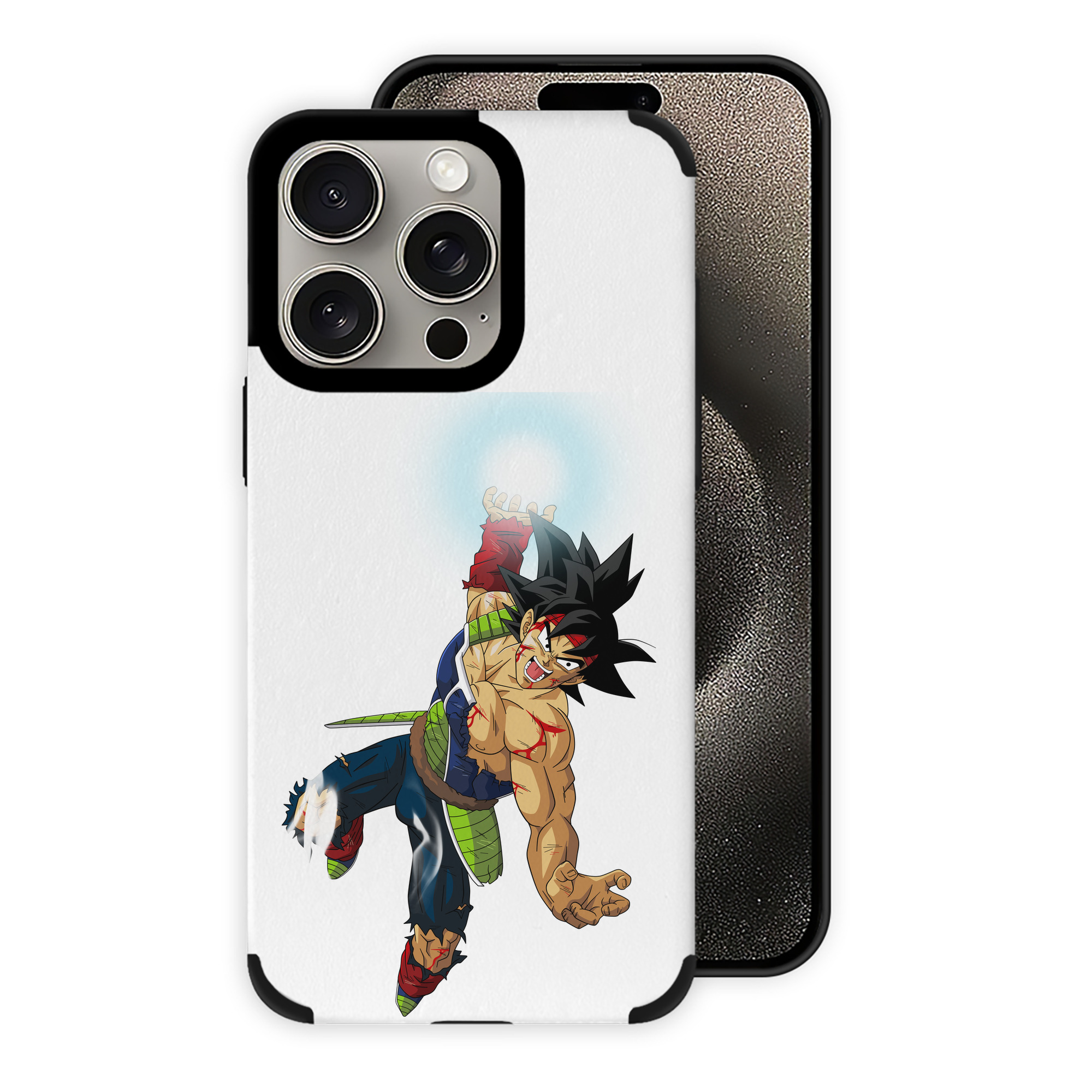 （画像用） ドラゴンボール バーダック DRAGON BALL Burdock 【iPhone15ProMax対応】 PUレザー スマホケース 耐衝撃＆黄変防止