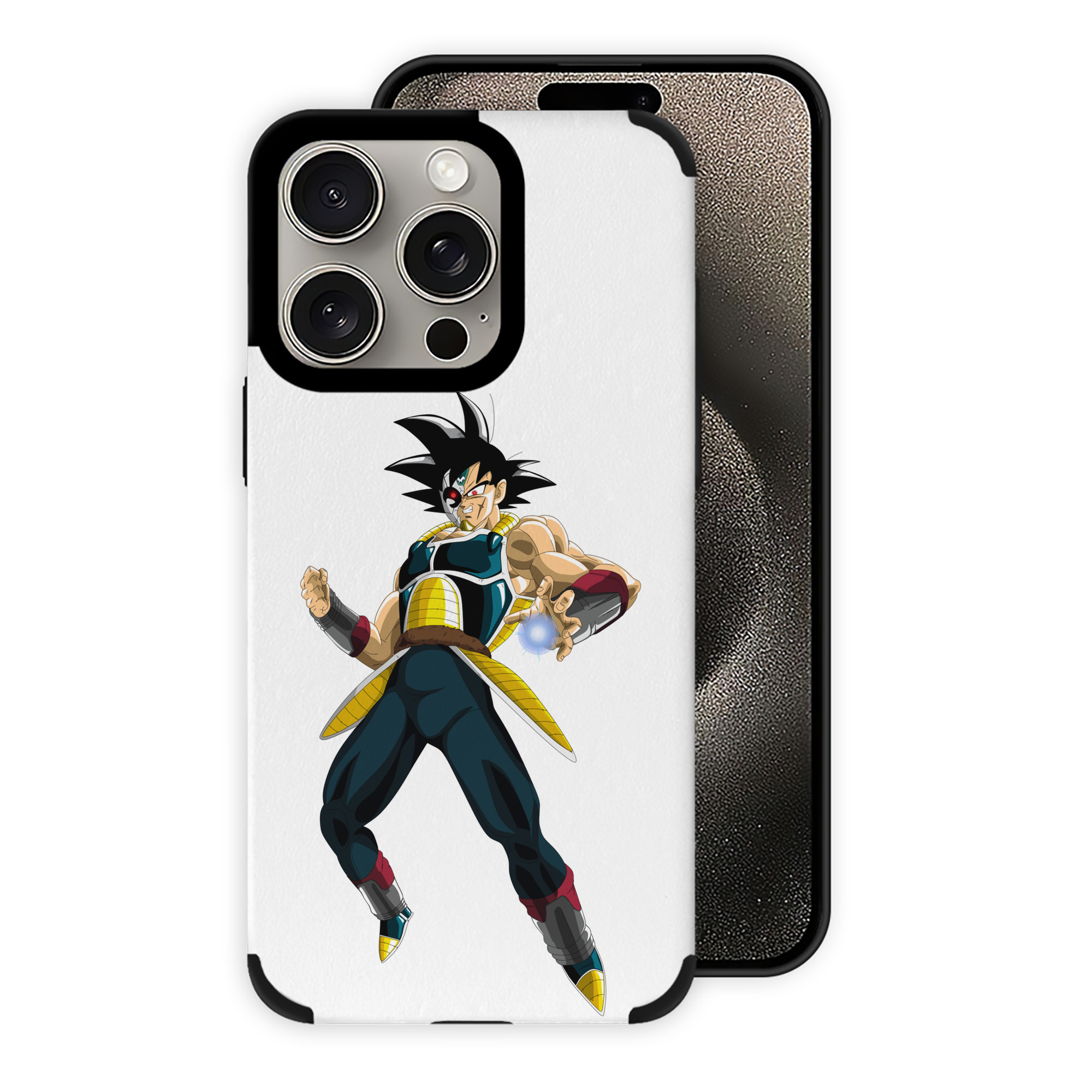 （画像用） ドラゴンボール バーダック DRAGON BALL Burdock 【iPhone15ProMax対応】 PUレザー スマホケース 耐衝撃＆黄変防止