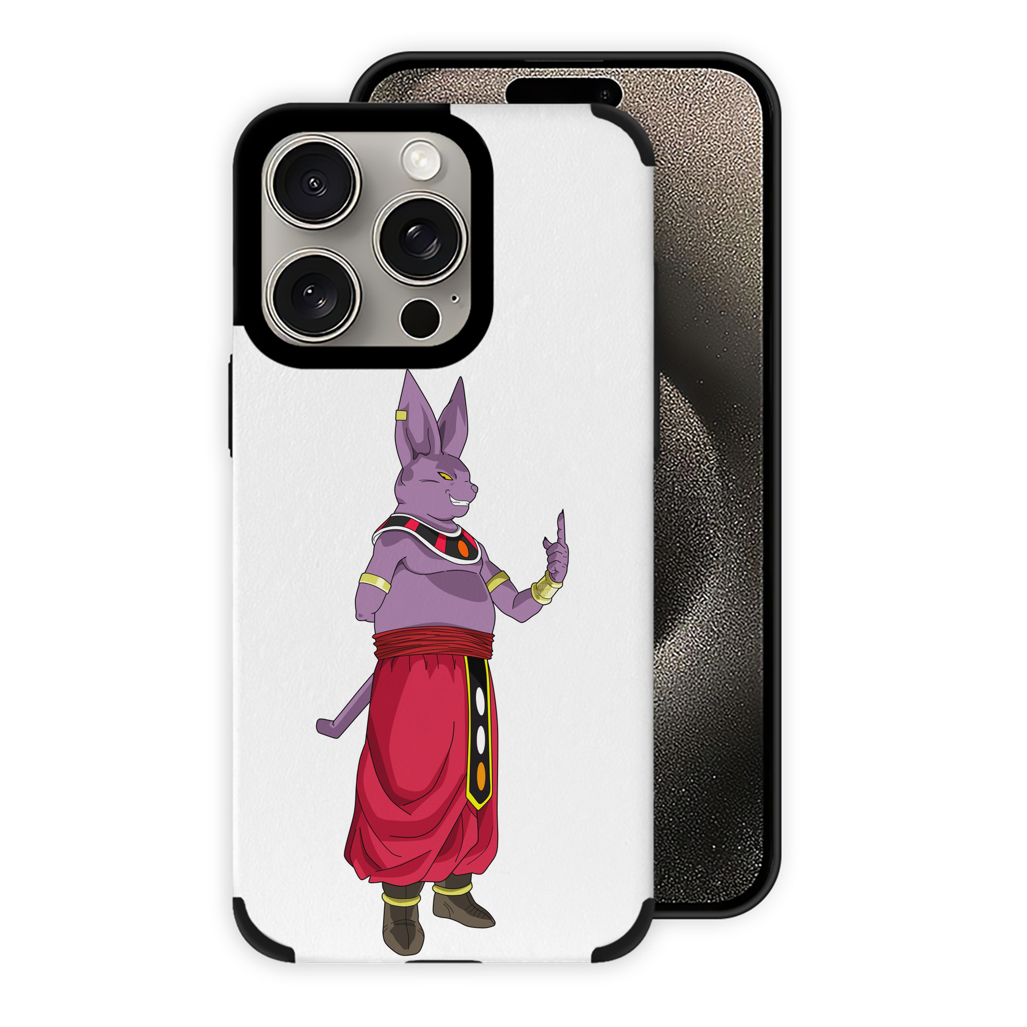 （画像用） ドラゴンボール シャンパ DRAGON BALL Champa 【iPhone15ProMax対応】 PUレザー スマホケース 耐衝撃＆黄変防止