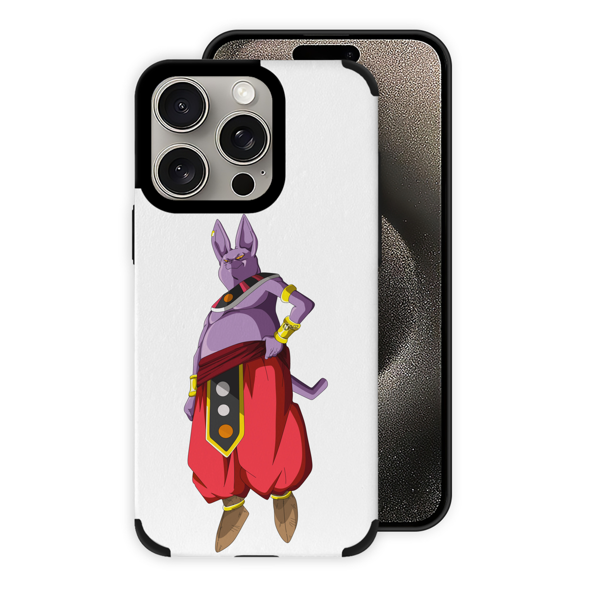（画像用） ドラゴンボール シャンパ DRAGON BALL Champa 【iPhone15ProMax対応】 PUレザー スマホケース 耐衝撃＆黄変防止