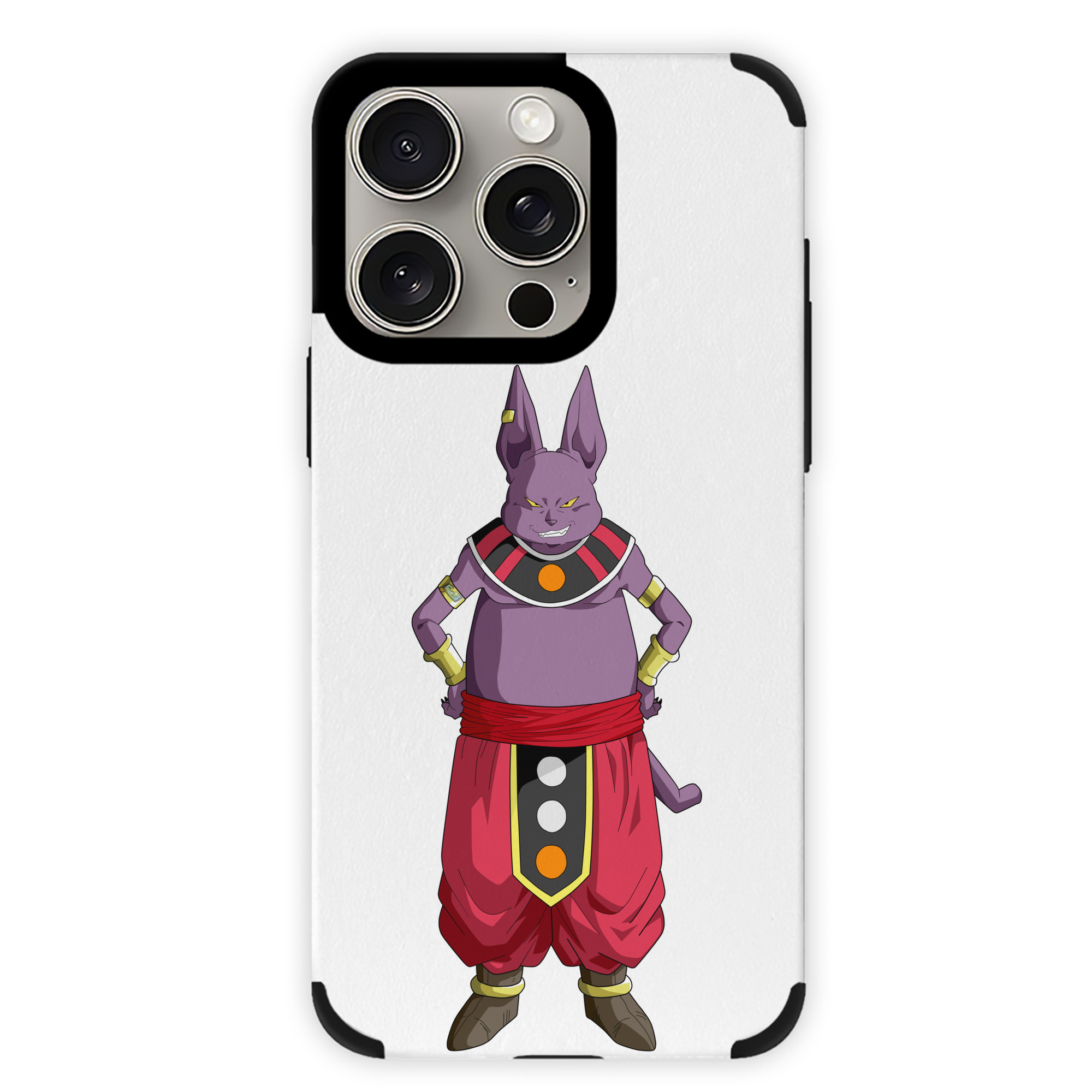 （画像用） ドラゴンボール シャンパ DRAGON BALL Champa 【iPhone15ProMax対応】 PUレザー スマホケース 耐衝撃＆黄変防止