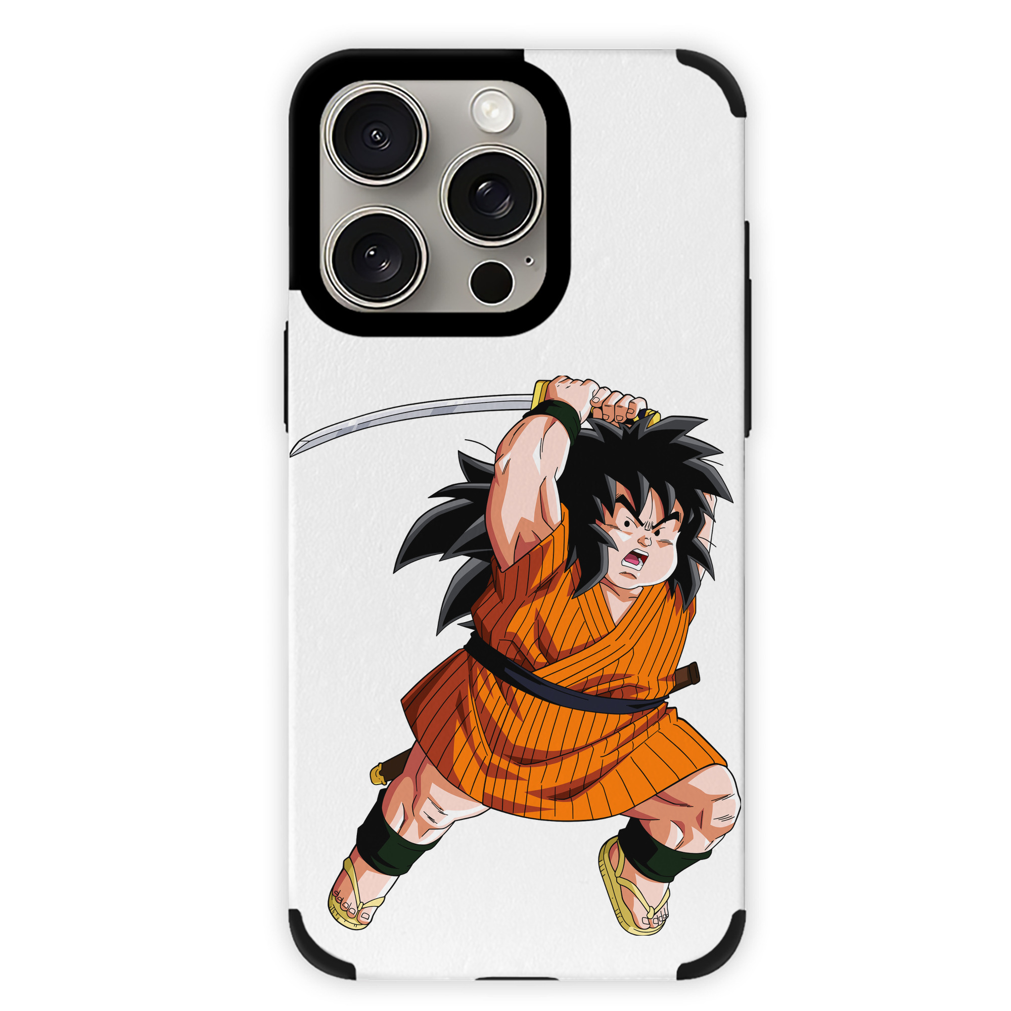 （画像用） ドラゴンボール やじろべえ DRAGON BALL Yajirobe 【iPhone15ProMax対応】 PUレザー スマホケース 耐衝撃＆黄変防止