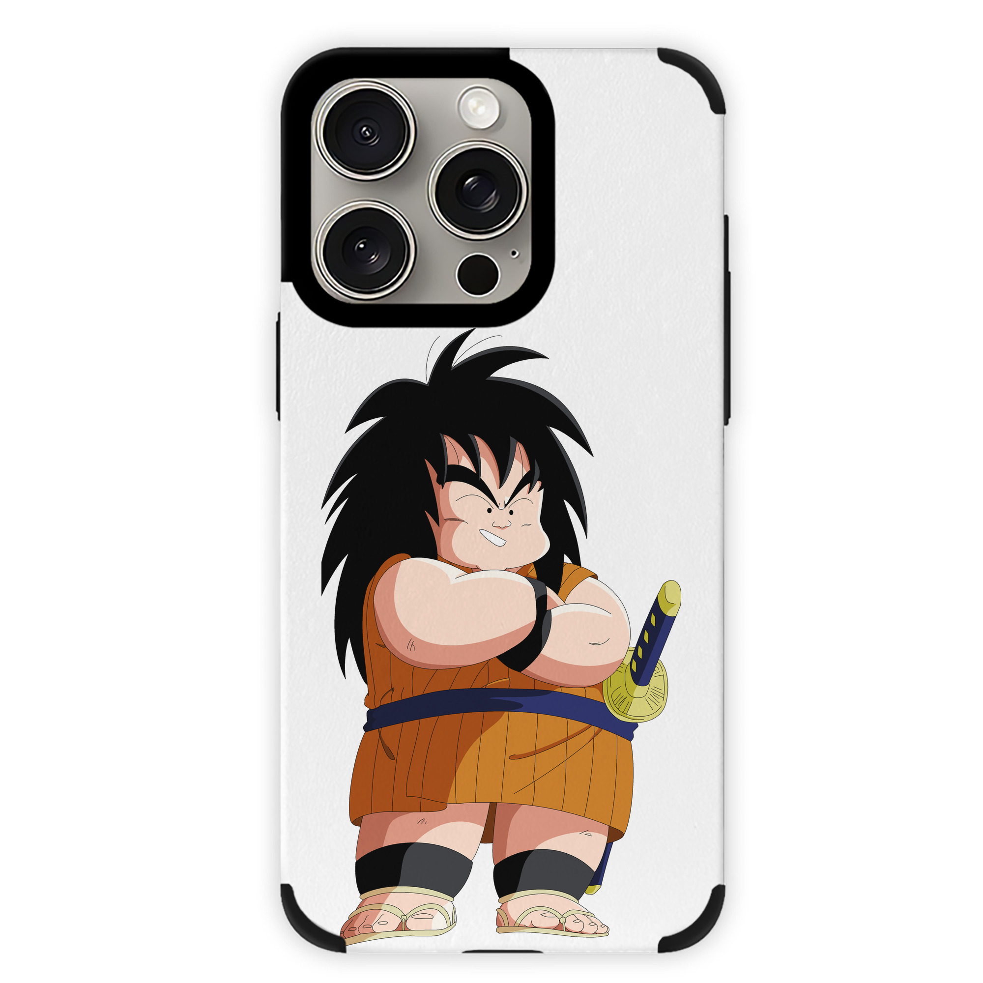（画像用） ドラゴンボール やじろべえ DRAGON BALL Yajirobe 【iPhone15ProMax対応】 PUレザー スマホケース 耐衝撃＆黄変防止