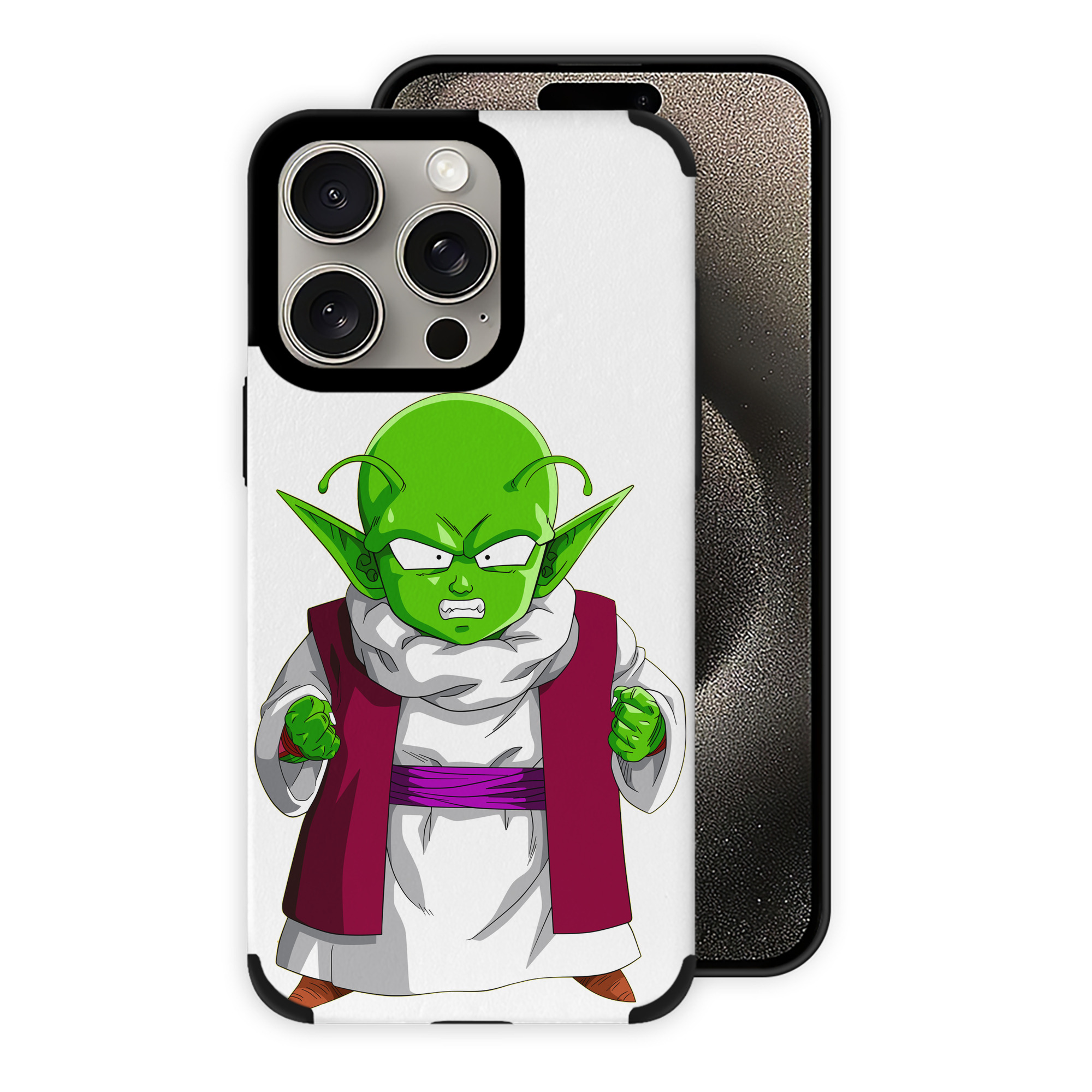 （画像用） ドラゴンボール ピッコロ DRAGON BALL Piccolo 【iPhone15ProMax対応】 PUレザー スマホケース 耐衝撃＆黄変防止
