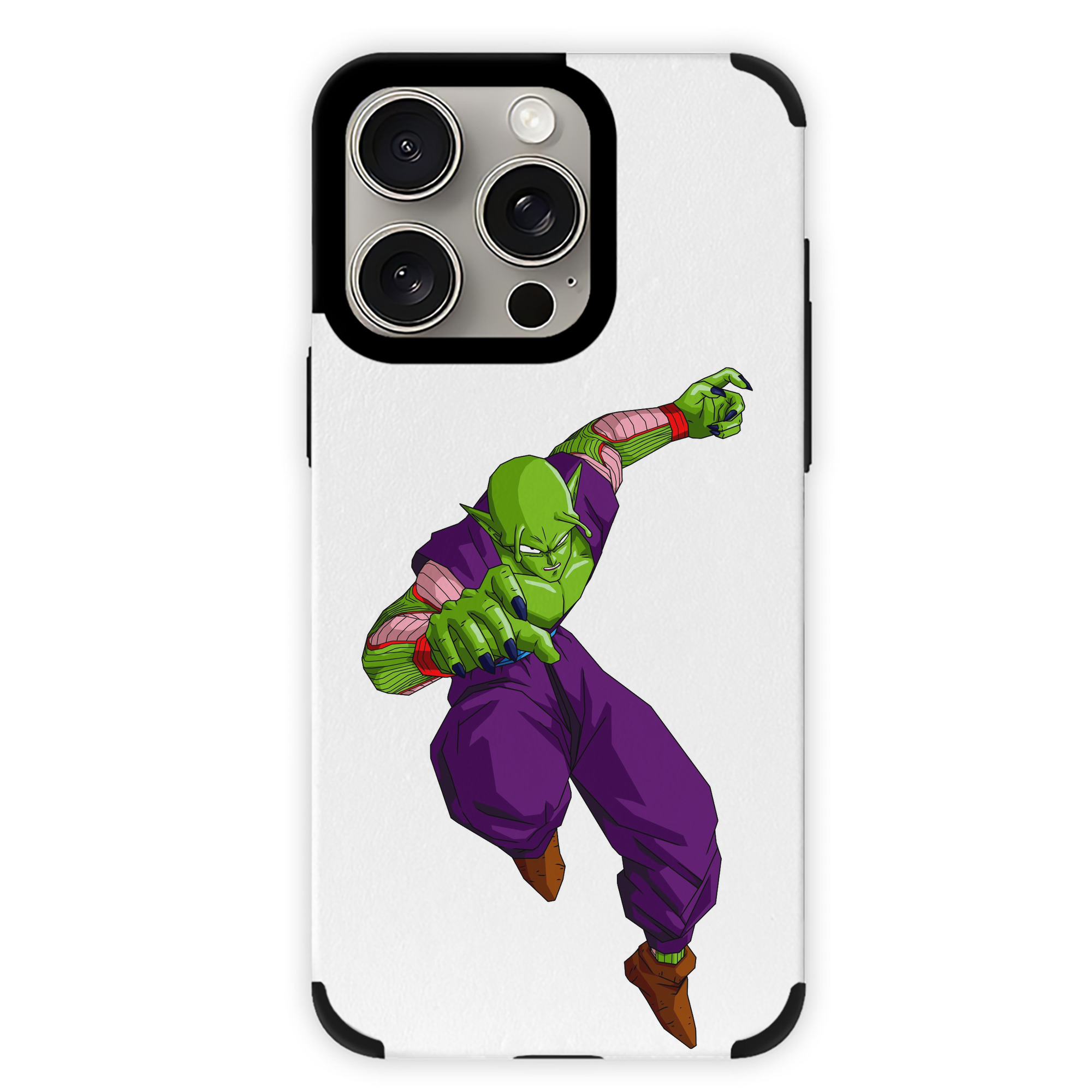 （画像用） ドラゴンボール ピッコロ DRAGON BALL Piccolo 【iPhone15ProMax対応】 PUレザー スマホケース 耐衝撃＆黄変防止