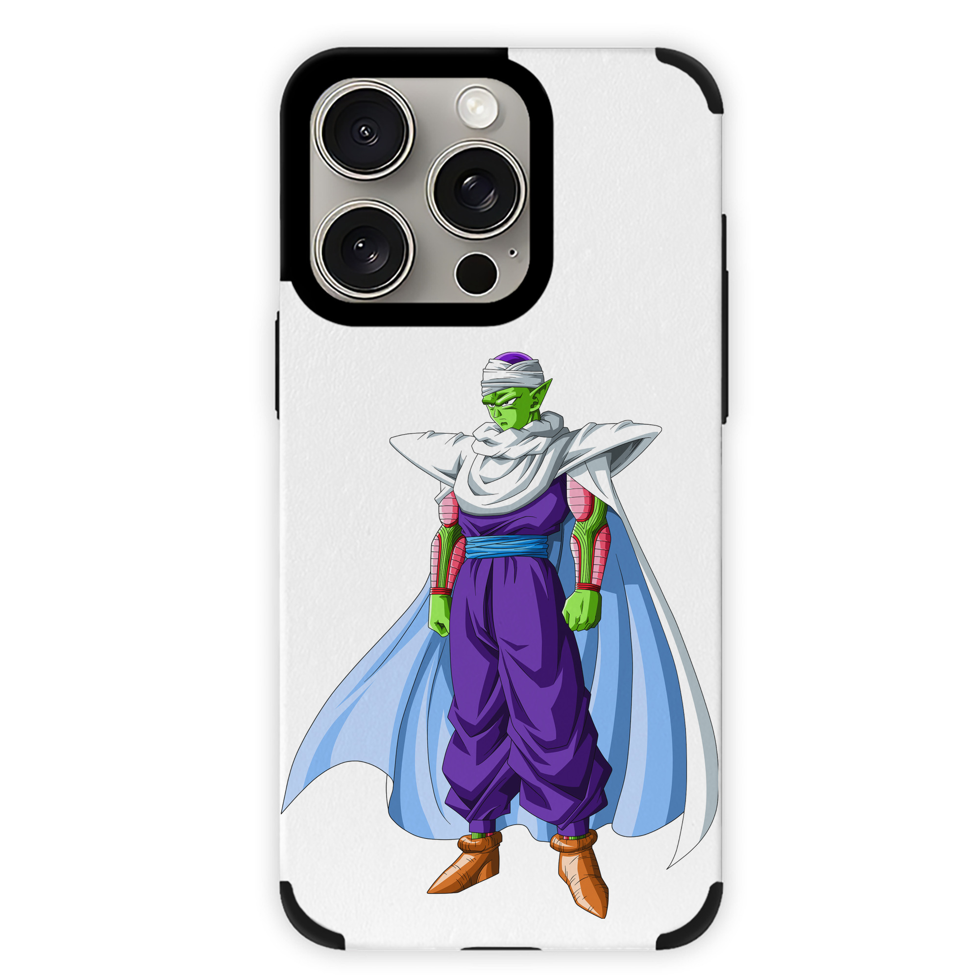 （画像用） ドラゴンボール ピッコロ DRAGON BALL Piccolo 【iPhone15ProMax対応】 PUレザー スマホケース 耐衝撃＆黄変防止
