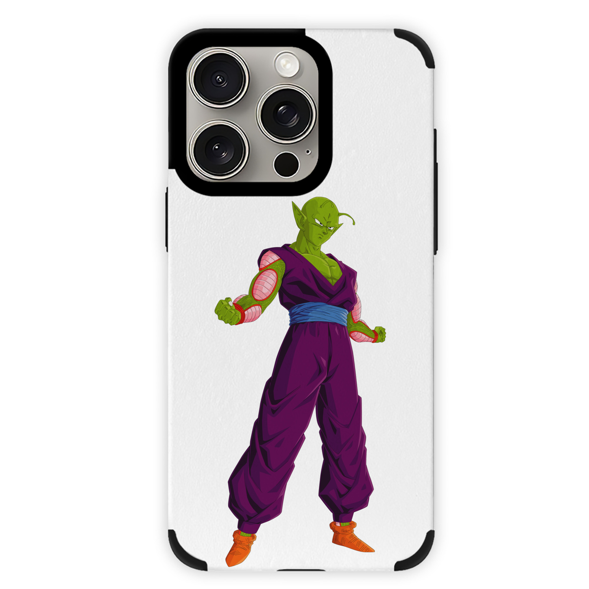 （画像用） ドラゴンボール ピッコロ DRAGON BALL Piccolo 【iPhone15ProMax対応】 PUレザー スマホケース 耐衝撃＆黄変防止