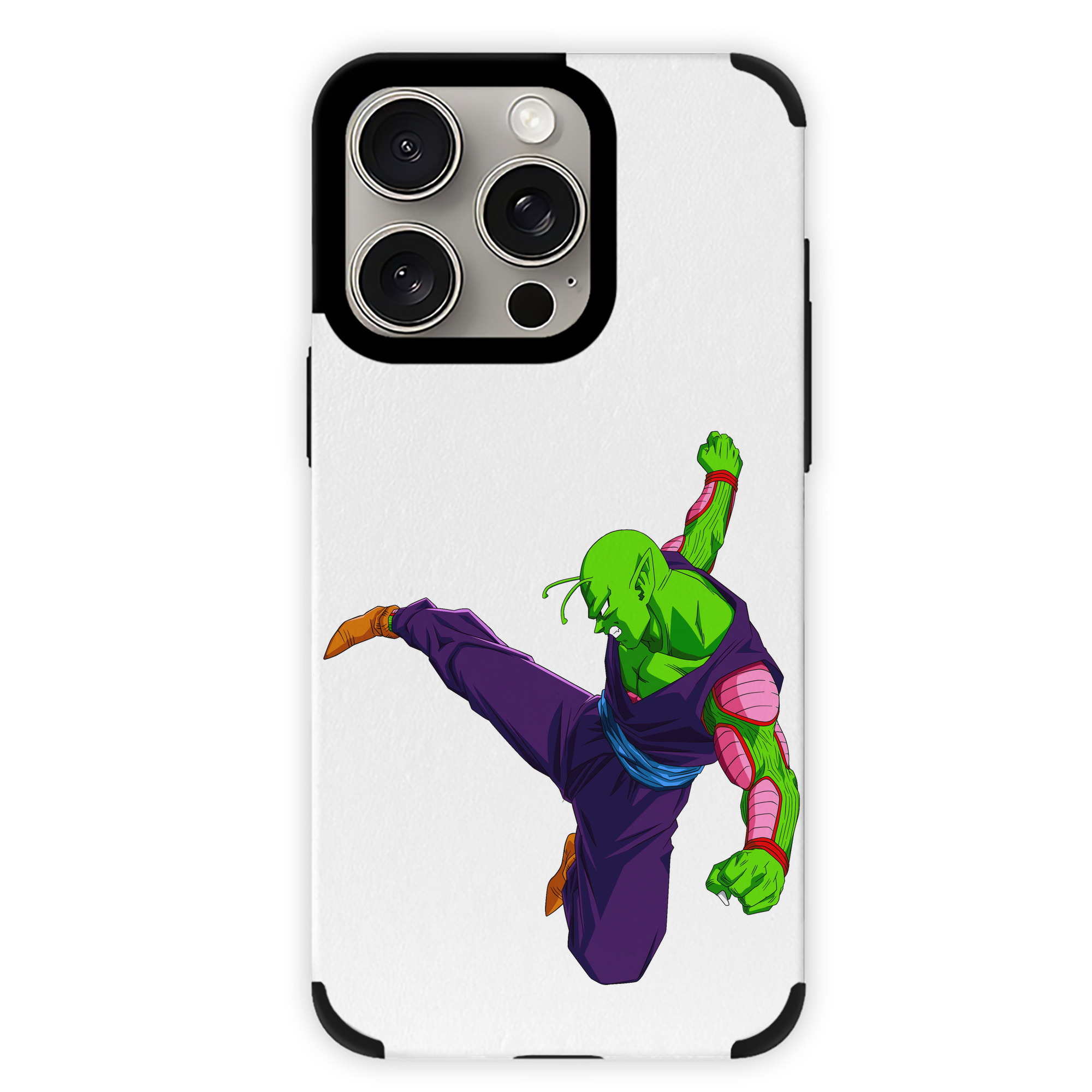 （画像用） ドラゴンボール ピッコロ DRAGON BALL Piccolo 【iPhone15ProMax対応】 PUレザー スマホケース 耐衝撃＆黄変防止