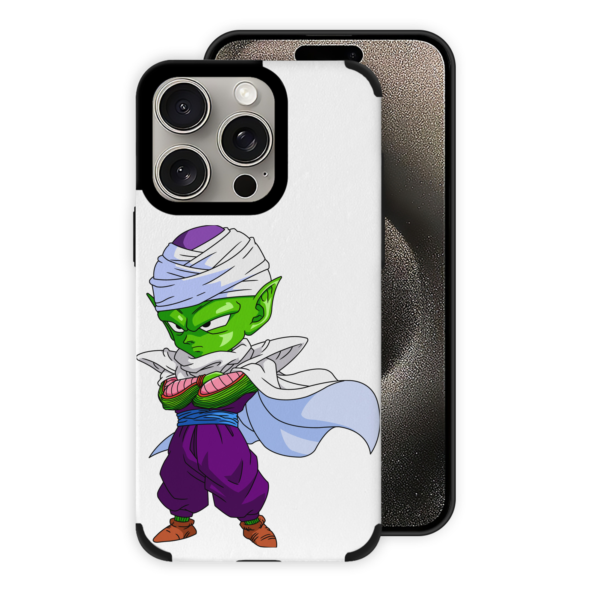 （画像用） ドラゴンボール ピッコロ DRAGON BALL Piccolo 【iPhone15ProMax対応】 PUレザー スマホケース 耐衝撃＆黄変防止