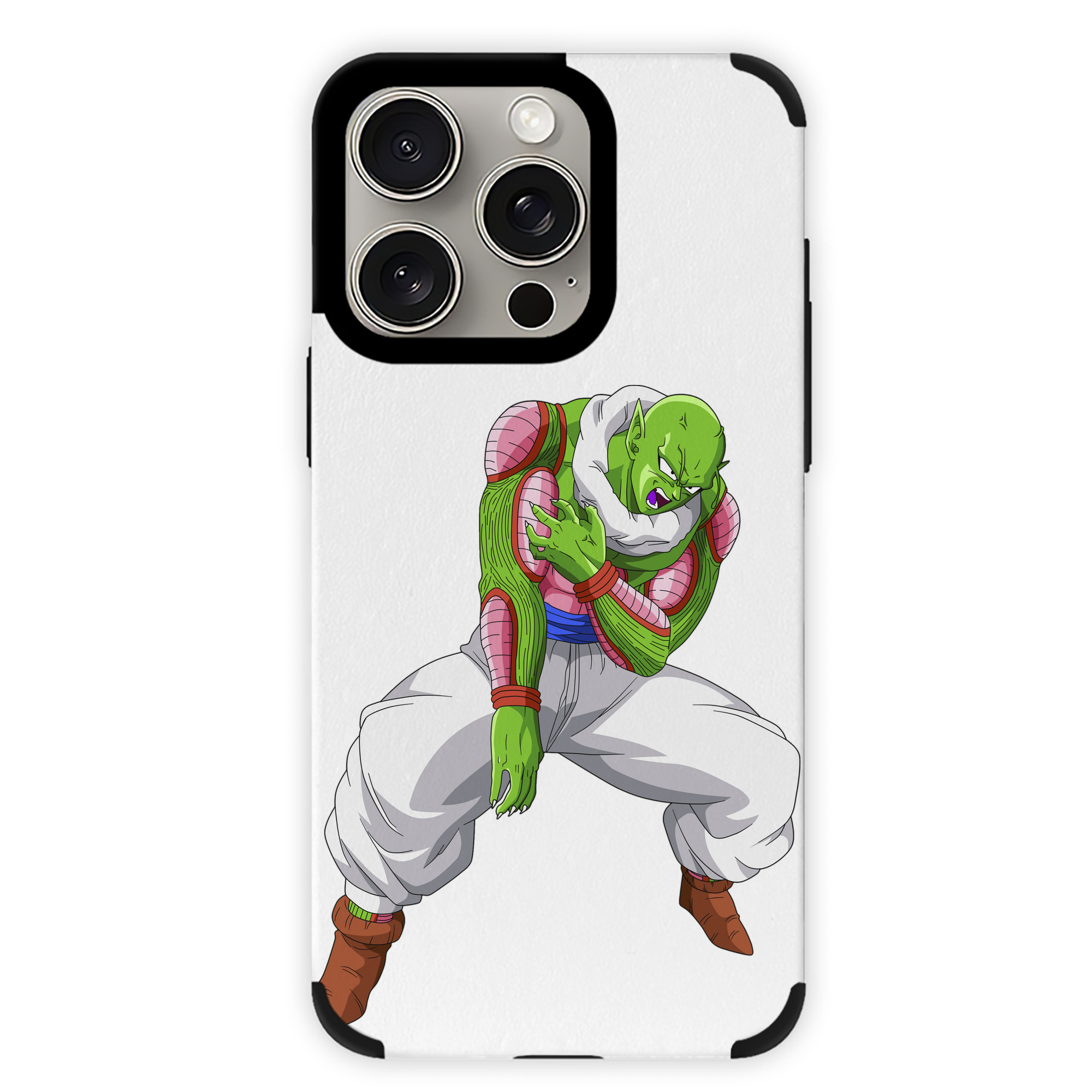 （画像用） ドラゴンボール ピッコロ DRAGON BALL Piccolo 【iPhone15ProMax対応】 PUレザー スマホケース 耐衝撃＆黄変防止