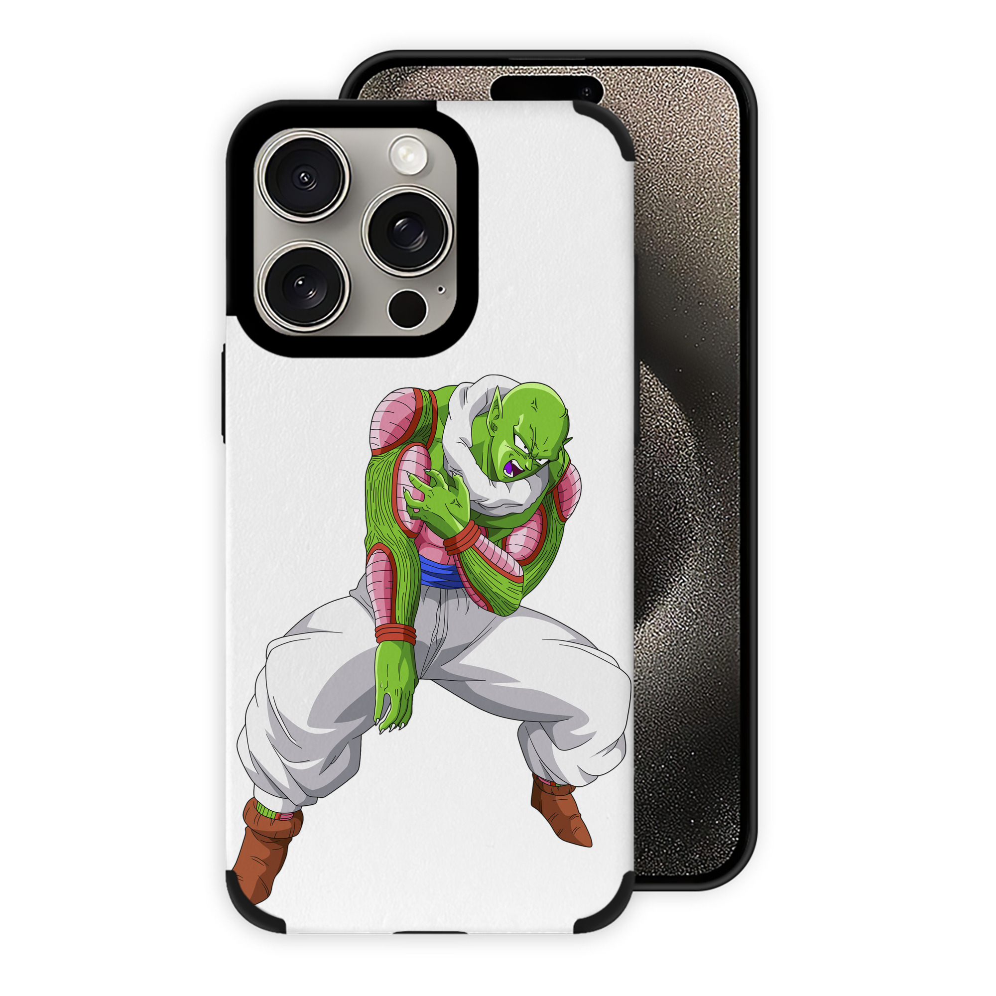 （画像用） ドラゴンボール ピッコロ DRAGON BALL Piccolo 【iPhone15ProMax対応】 PUレザー スマホケース 耐衝撃＆黄変防止