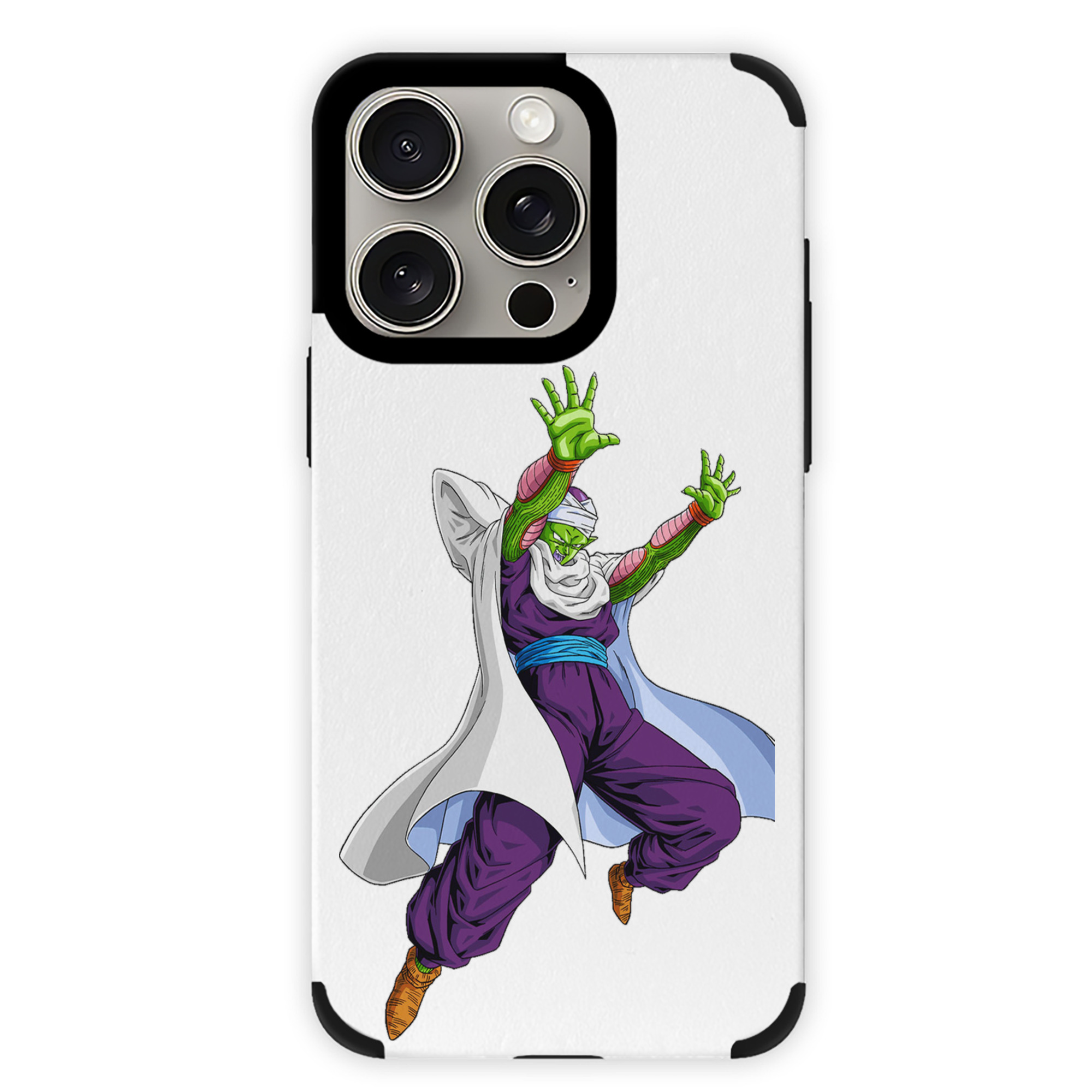 （画像用） ドラゴンボール ピッコロ DRAGON BALL Piccolo 【iPhone15ProMax対応】 PUレザー スマホケース 耐衝撃＆黄変防止