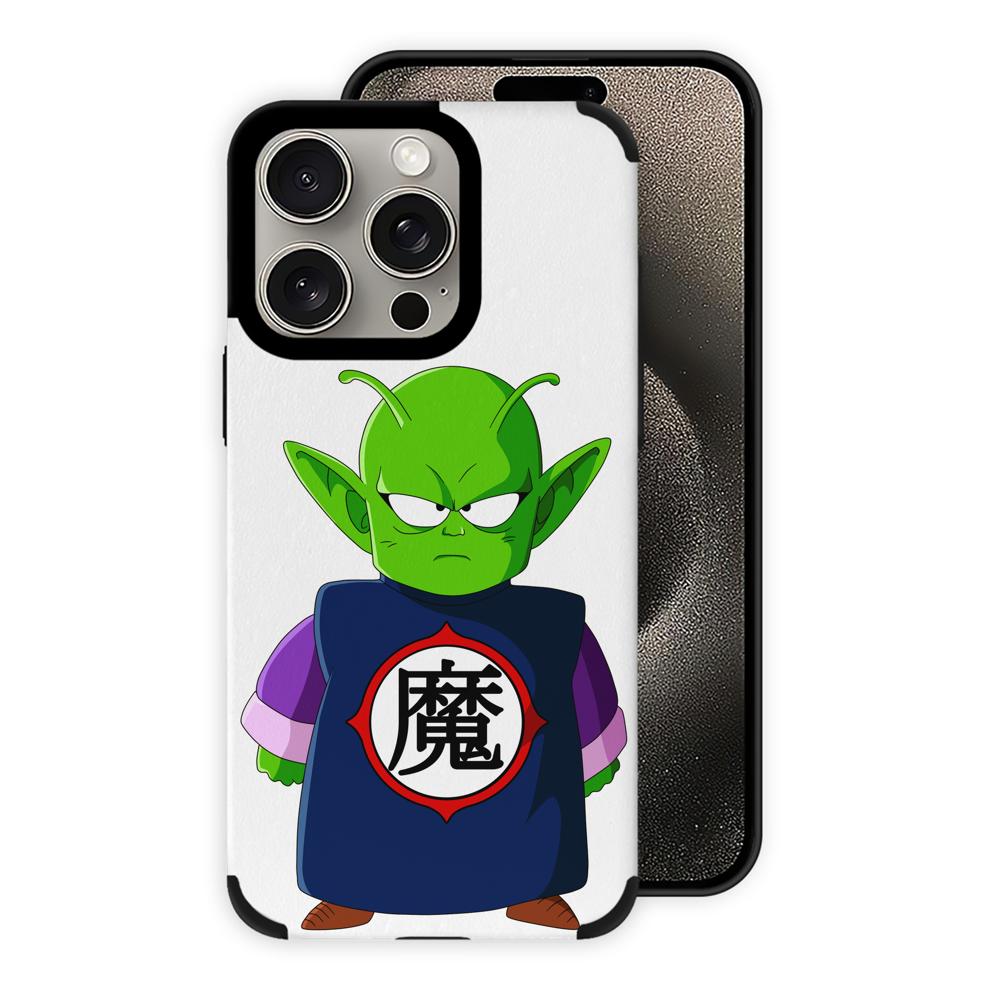 （画像用） ドラゴンボール ピッコロ DRAGON BALL Piccolo 【iPhone15ProMax対応】 PUレザー スマホケース 耐衝撃＆黄変防止
