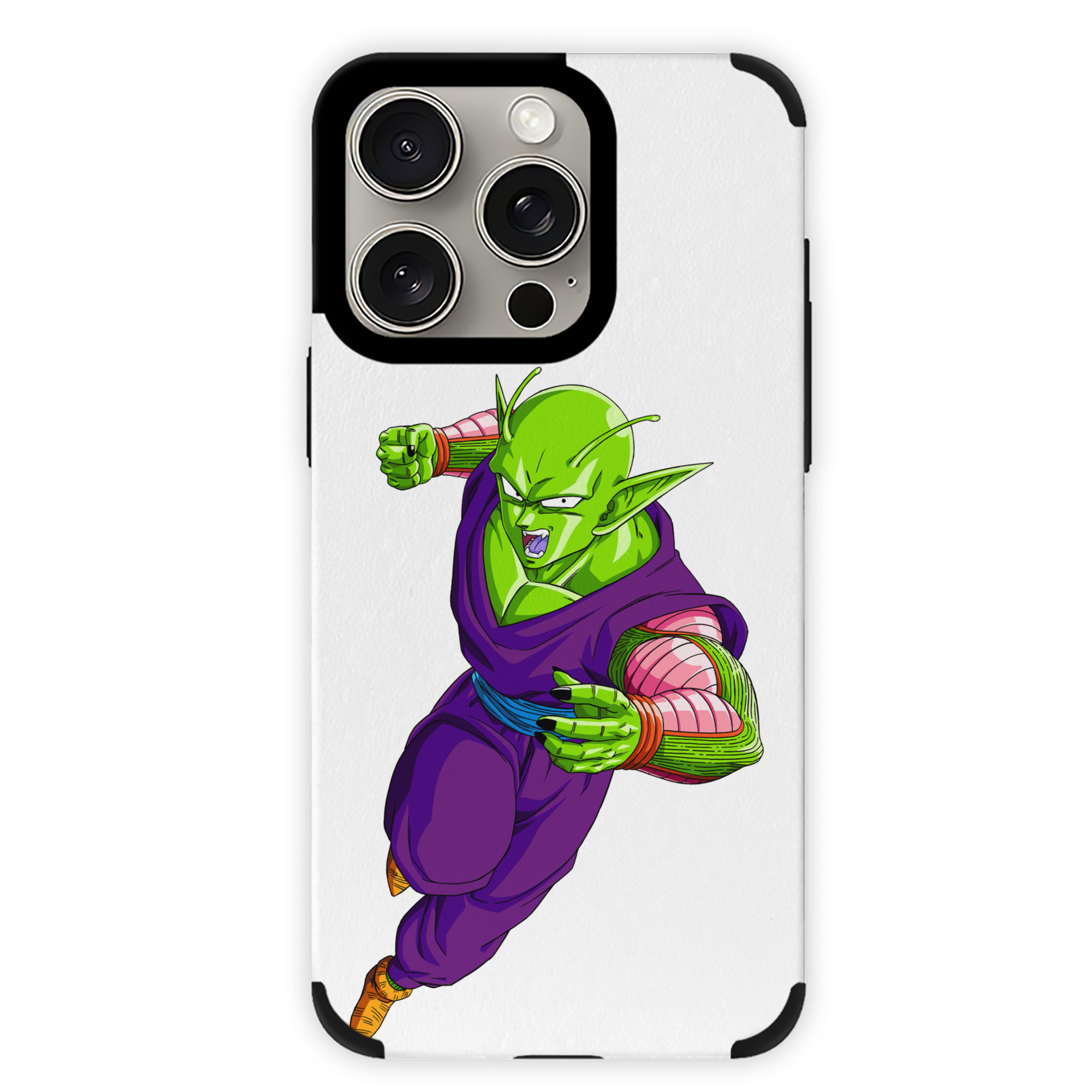 （画像用） ドラゴンボール ピッコロ DRAGON BALL Piccolo 【iPhone15ProMax対応】 PUレザー スマホケース 耐衝撃＆黄変防止