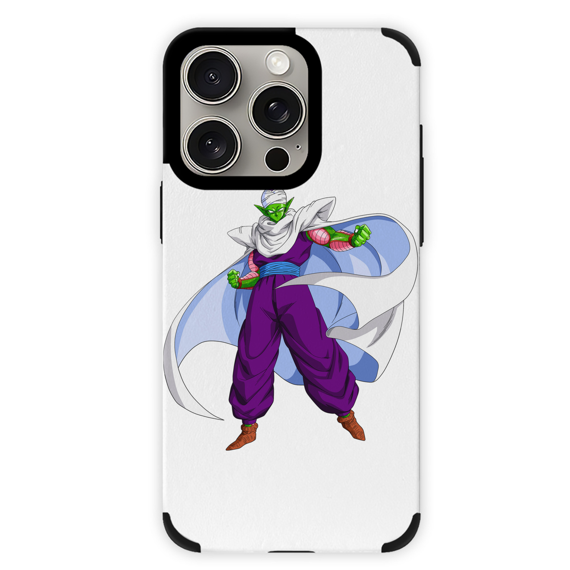 （画像用） ドラゴンボール ピッコロ DRAGON BALL Piccolo 【iPhone15ProMax対応】 PUレザー スマホケース 耐衝撃＆黄変防止