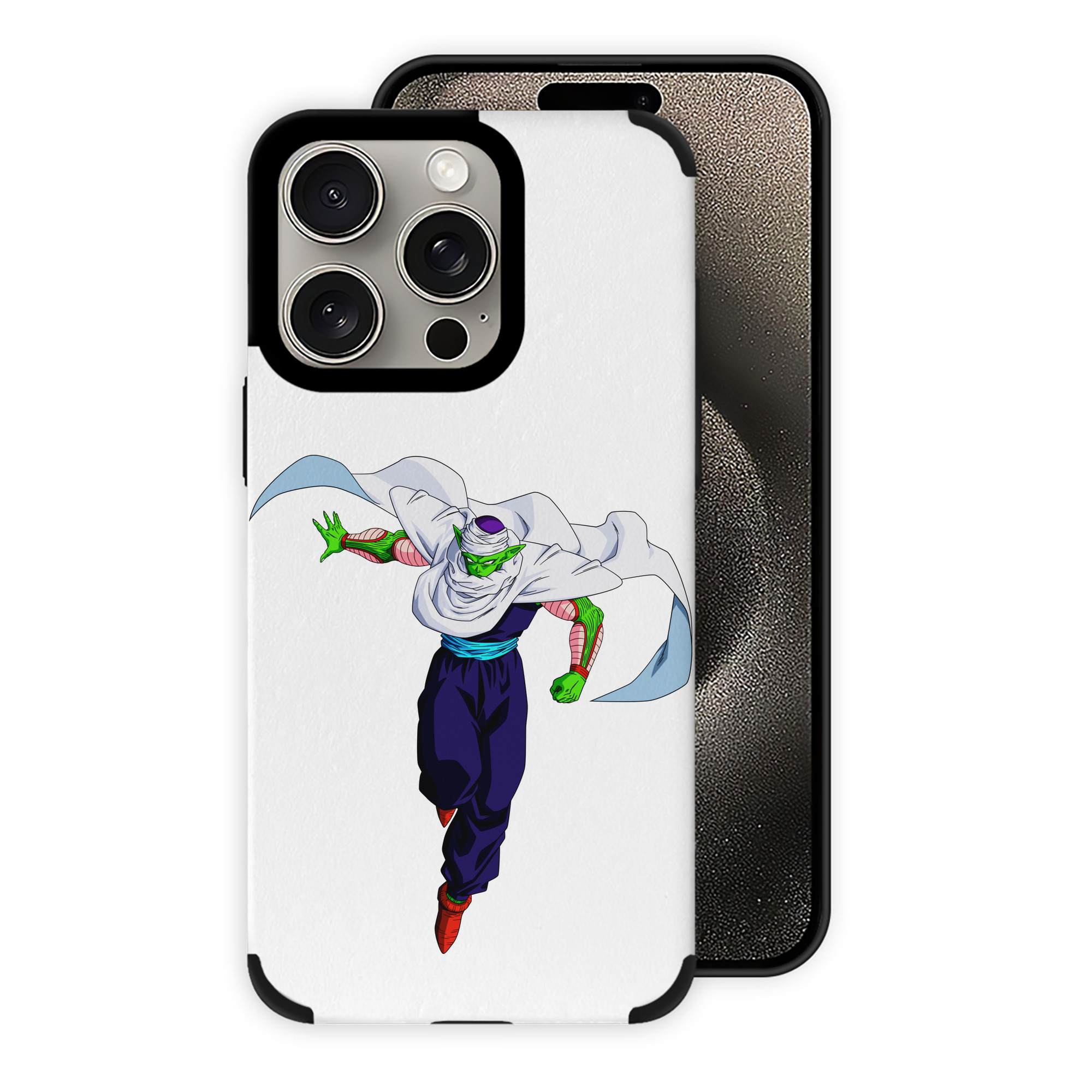 （画像用） ドラゴンボール ピッコロ DRAGON BALL Piccolo 【iPhone15ProMax対応】 PUレザー スマホケース 耐衝撃＆黄変防止