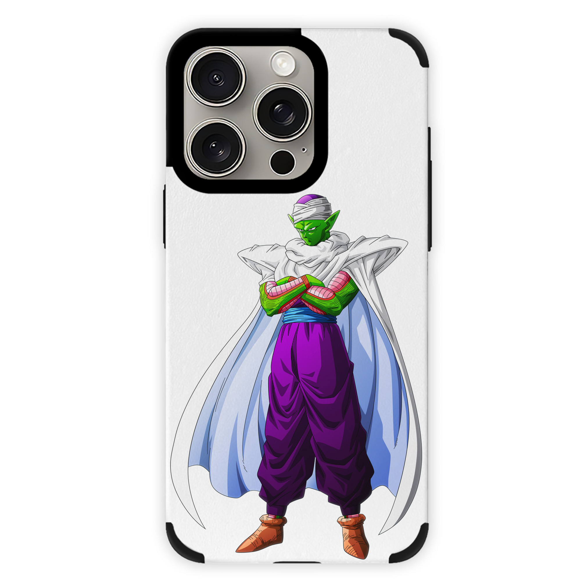 （画像用） ドラゴンボール ピッコロ DRAGON BALL Piccolo 【iPhone15ProMax対応】 PUレザー スマホケース 耐衝撃＆黄変防止