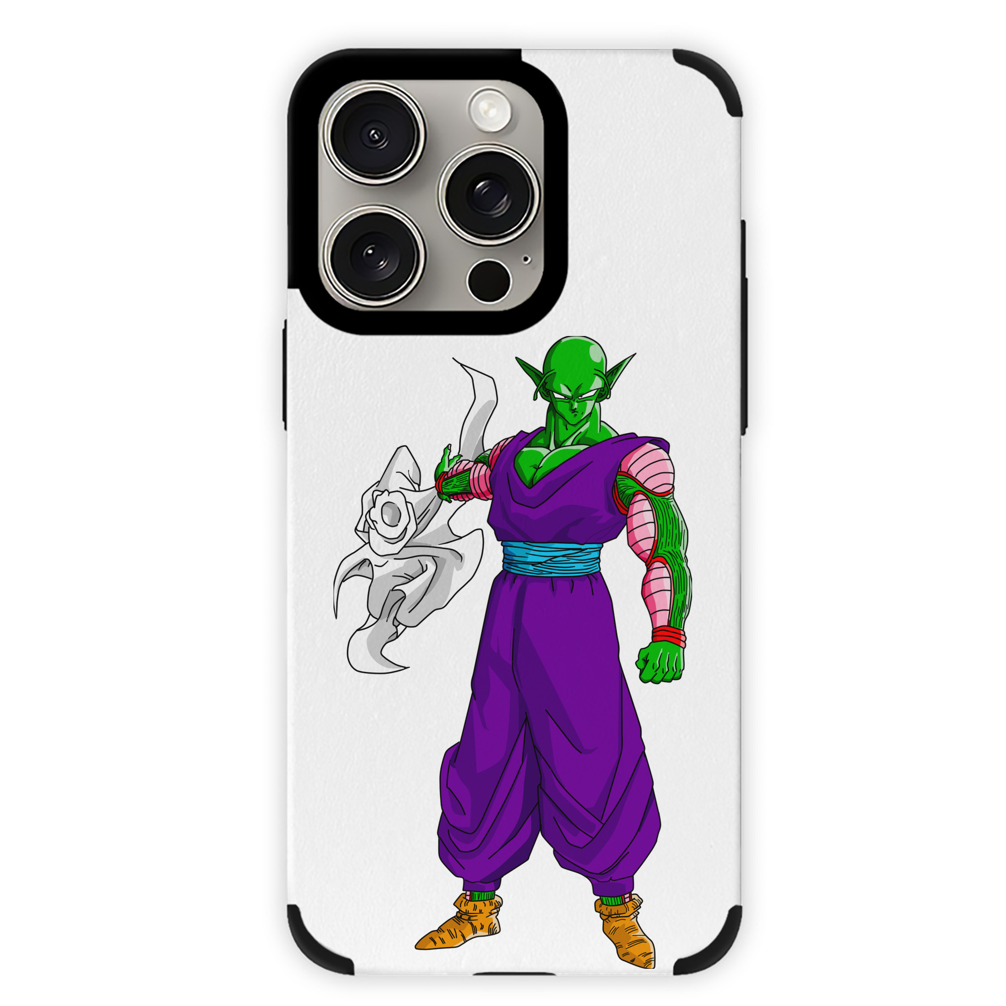 （画像用） ドラゴンボール ピッコロ DRAGON BALL Piccolo 【iPhone15ProMax対応】 PUレザー スマホケース 耐衝撃＆黄変防止