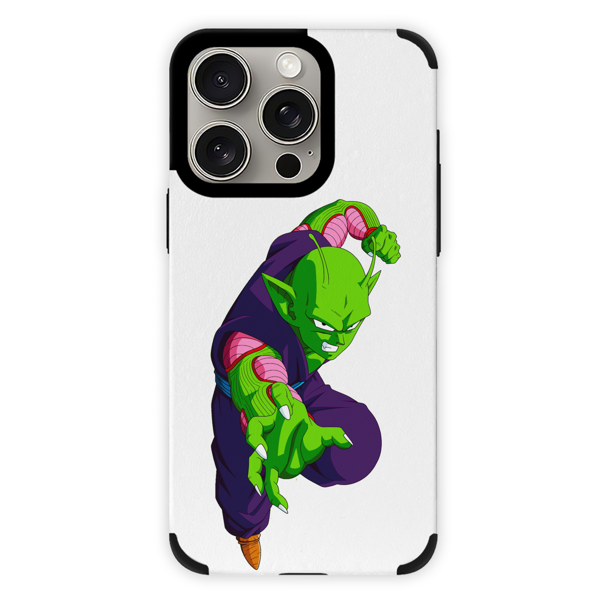 （画像用） ドラゴンボール ピッコロ DRAGON BALL Piccolo 【iPhone15ProMax対応】 PUレザー スマホケース 耐衝撃＆黄変防止
