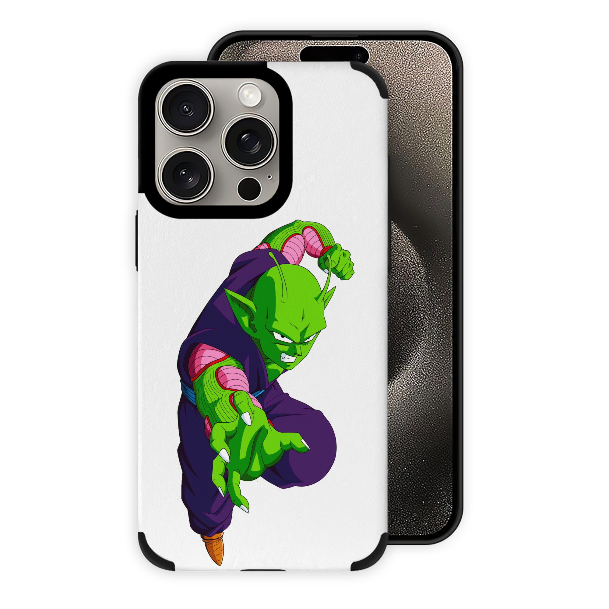 （画像用） ドラゴンボール ピッコロ DRAGON BALL Piccolo 【iPhone15ProMax対応】 PUレザー スマホケース 耐衝撃＆黄変防止