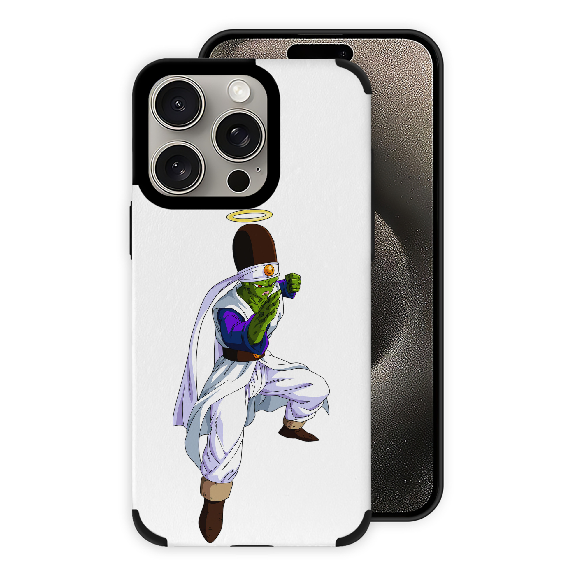 （画像用） ドラゴンボール パイクーハン DRAGON BALL Pikkon 【iPhone15ProMax対応】 PUレザー スマホケース 耐衝撃＆黄変防止