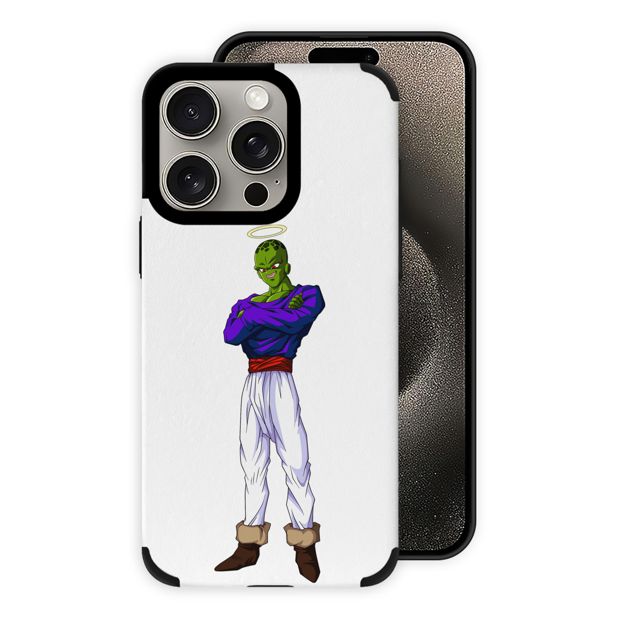 （画像用） ドラゴンボール パイクーハン DRAGON BALL Pikkon 【iPhone15ProMax対応】 PUレザー スマホケース 耐衝撃＆黄変防止
