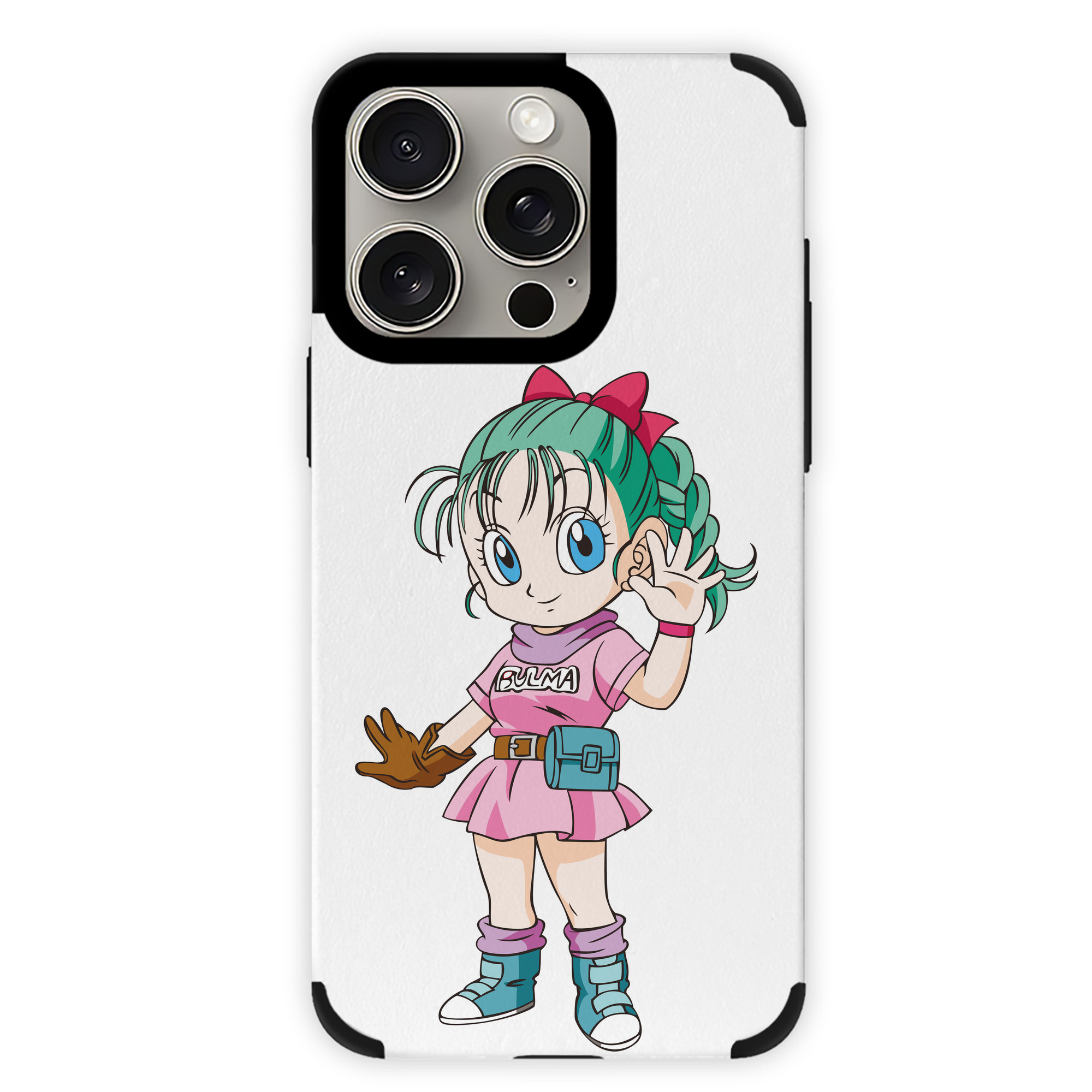 （画像用） ドラゴンボール ブルマ DRAGON BALL Bulma 【iPhone15ProMax対応】 PUレザー スマホケース 耐衝撃＆黄変防止