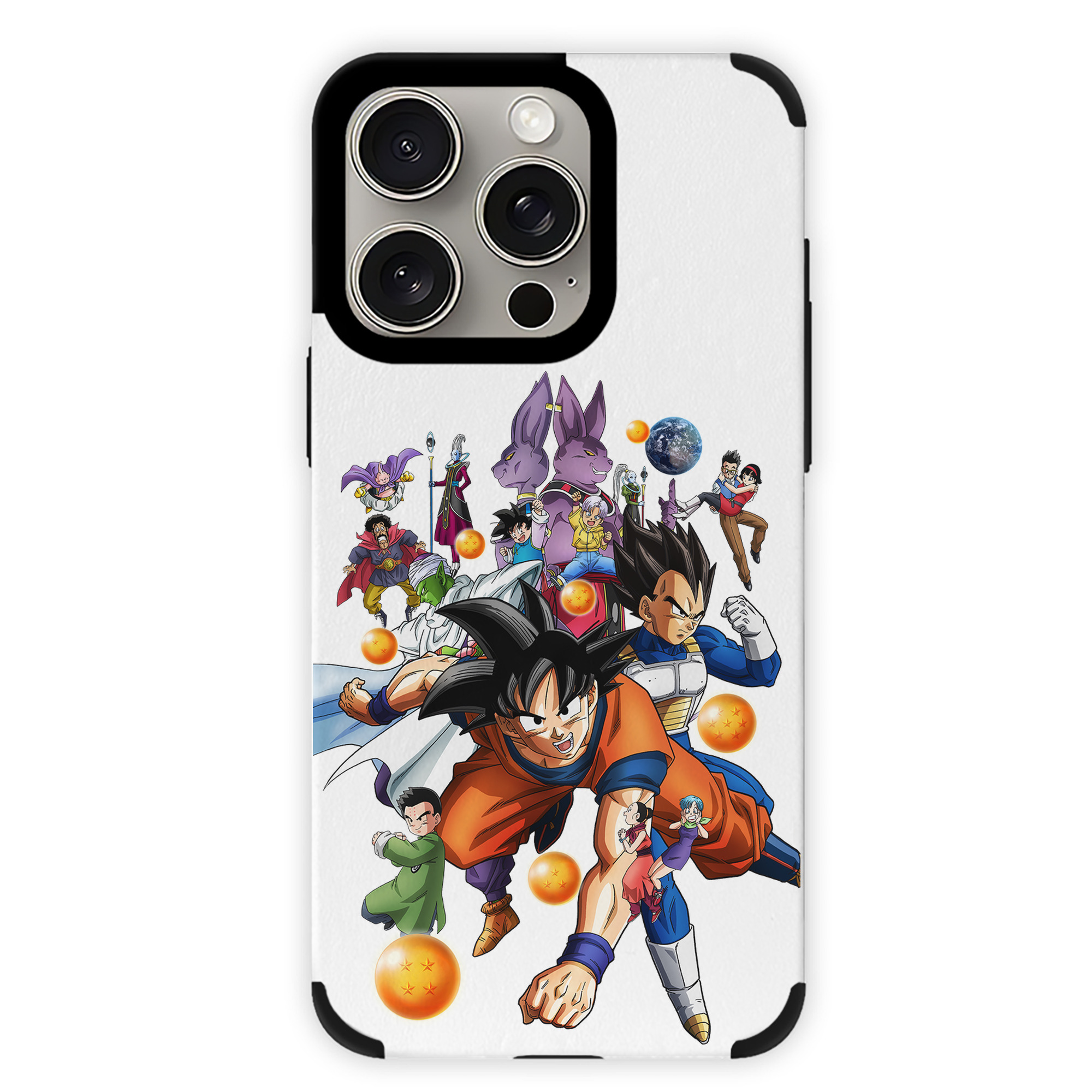（画像用） ドラゴンボール DRAGON BALL 【iPhone15ProMax対応】 PUレザー スマホケース 耐衝撃＆黄変防止