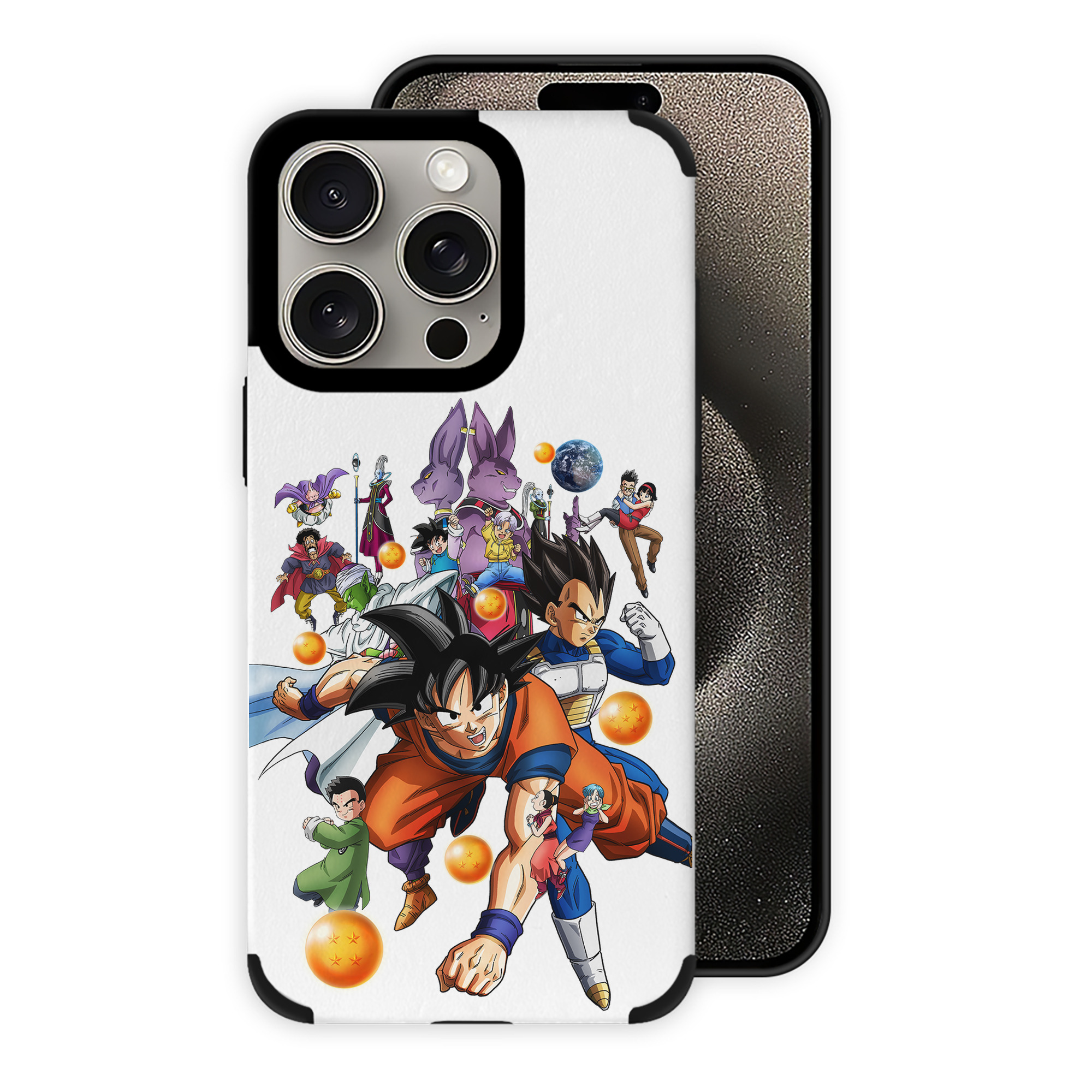 （画像用） ドラゴンボール DRAGON BALL 【iPhone15ProMax対応】 PUレザー スマホケース 耐衝撃＆黄変防止
