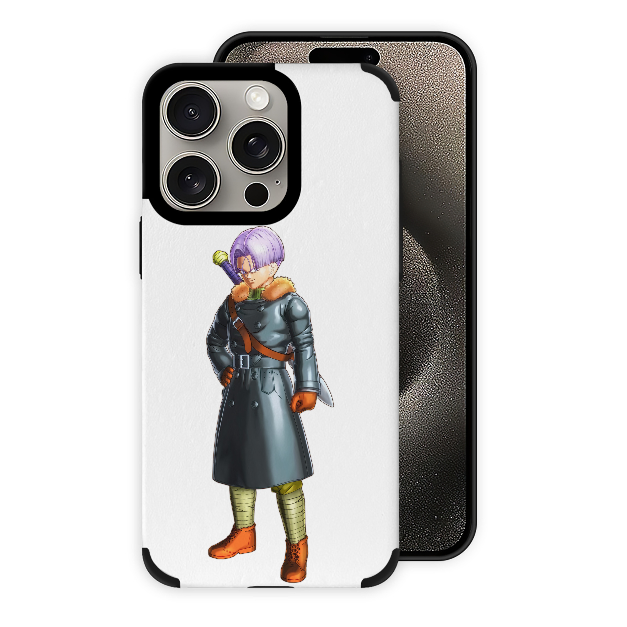 （画像用） ドラゴンボール DRAGON BALL 【iPhone15ProMax対応】 PUレザー スマホケース 耐衝撃＆黄変防止