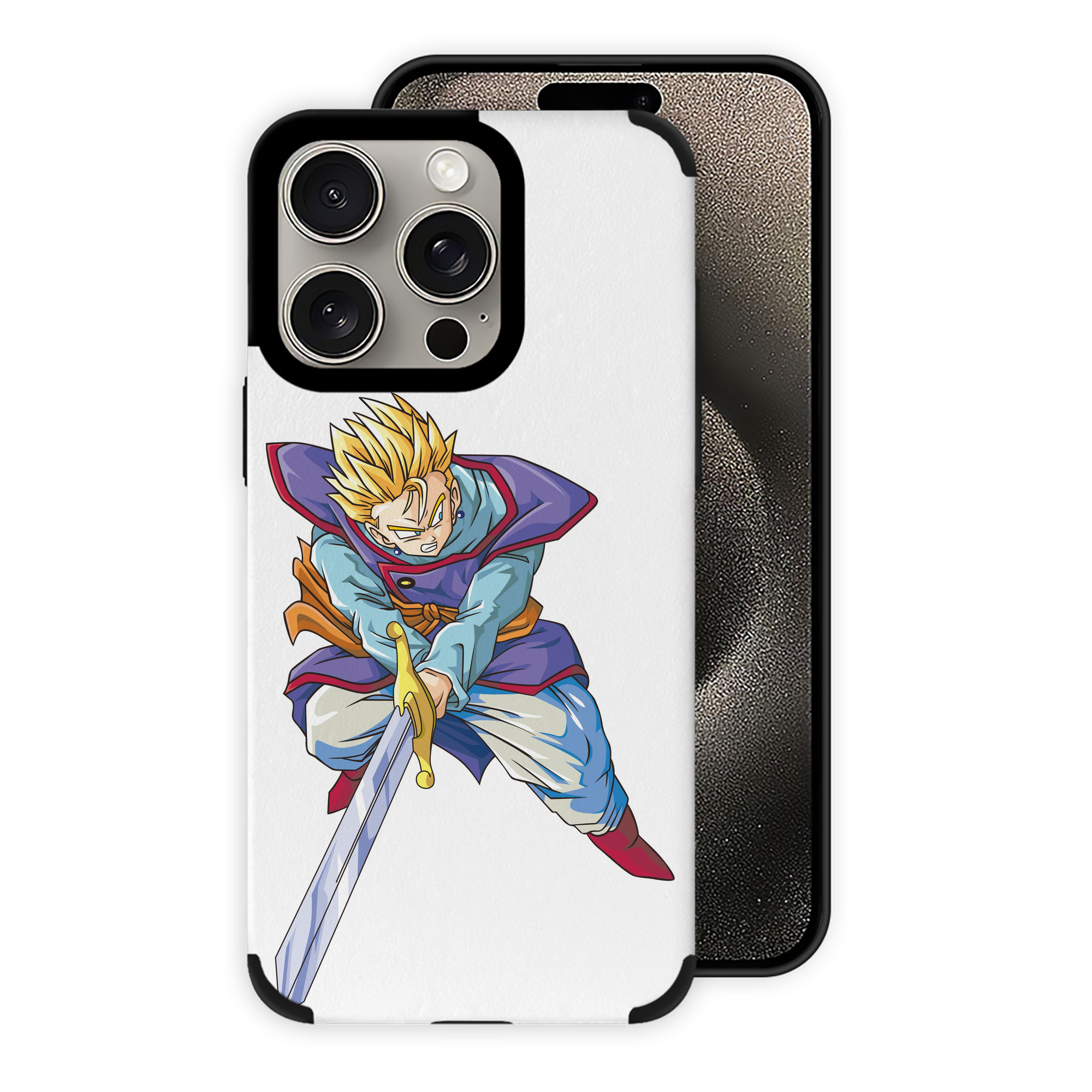 （画像用） ドラゴンボール DRAGON BALL 【iPhone15ProMax対応】 PUレザー スマホケース 耐衝撃＆黄変防止