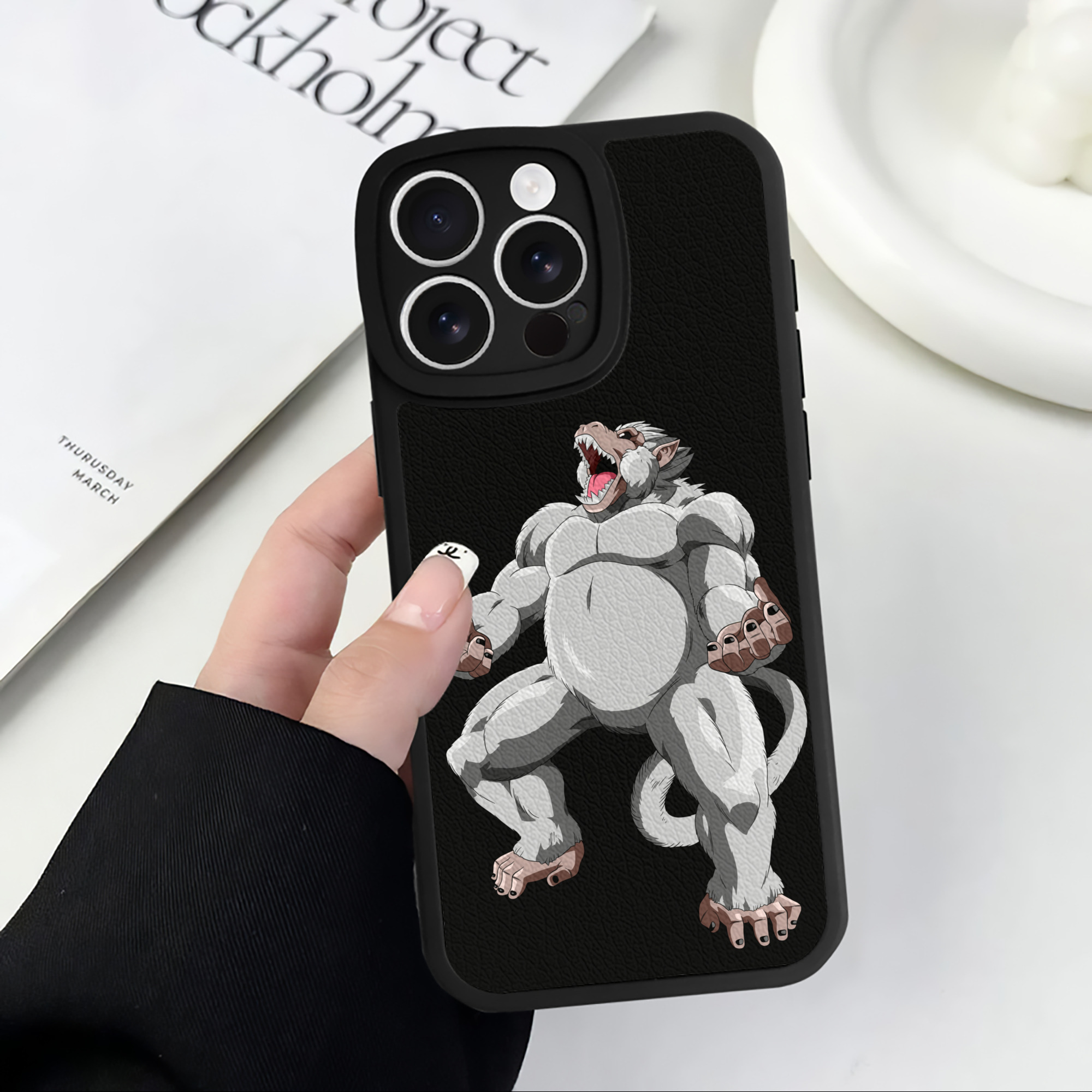 ドラゴンボール DRAGON BALL 【iPhone 16シリーズ対応】シリコンスマホケース（レザー調） 材質：シリコン