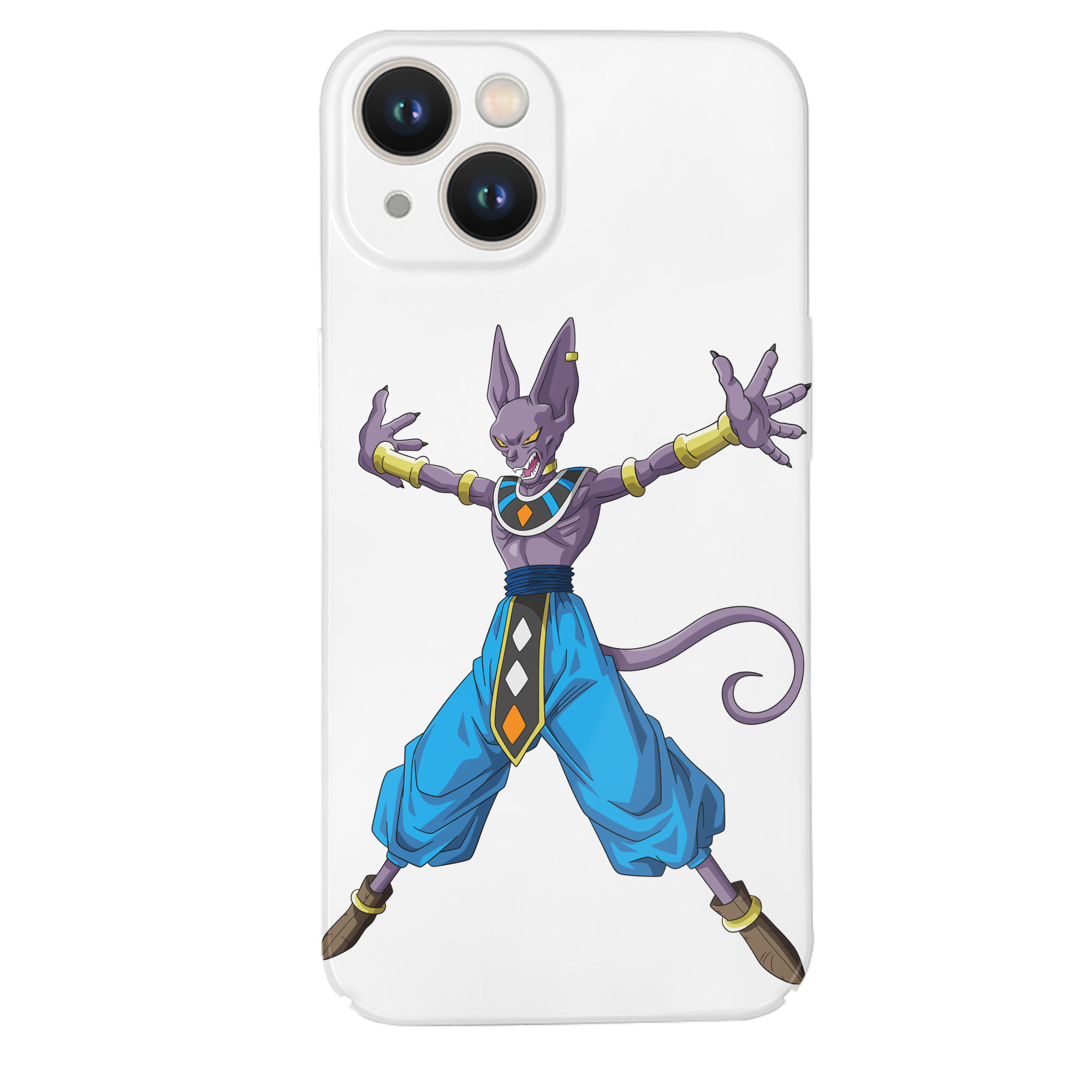 （画像用） ドラゴンボール ビルス 破壊神ビルス DRAGON BALL Beerus Birusu 【iPhone 14シリーズ対応】ハードケース