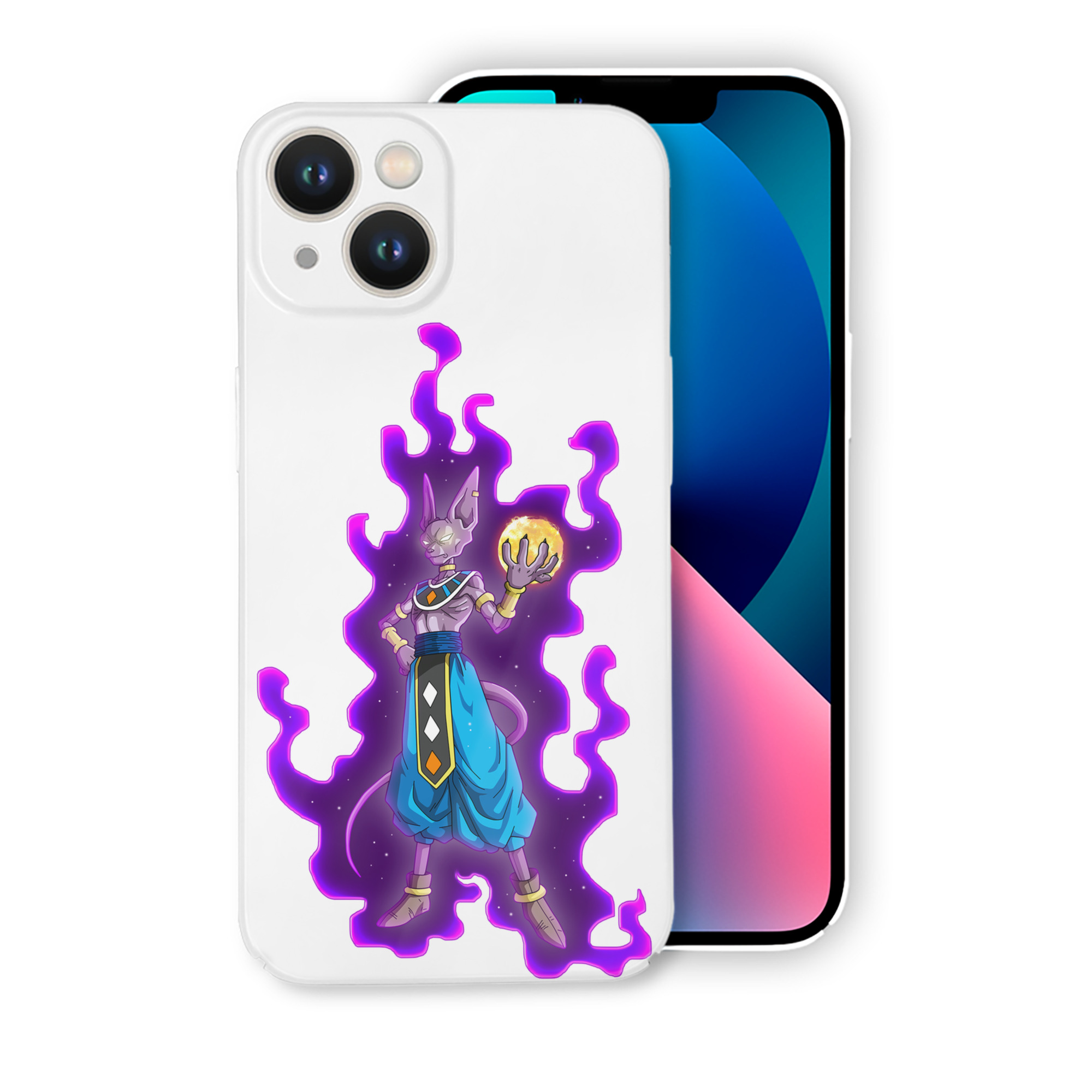 （画像用） ドラゴンボール ビルス 破壊神ビルス DRAGON BALL Beerus Birusu 【iPhone 14シリーズ対応】ハードケース