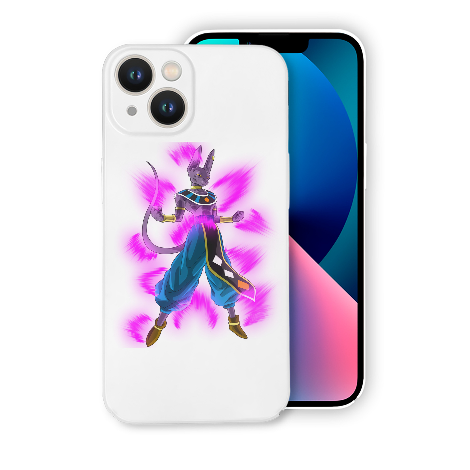 （画像用） ドラゴンボール ビルス 破壊神ビルス DRAGON BALL Beerus Birusu 【iPhone 14シリーズ対応】ハードケース