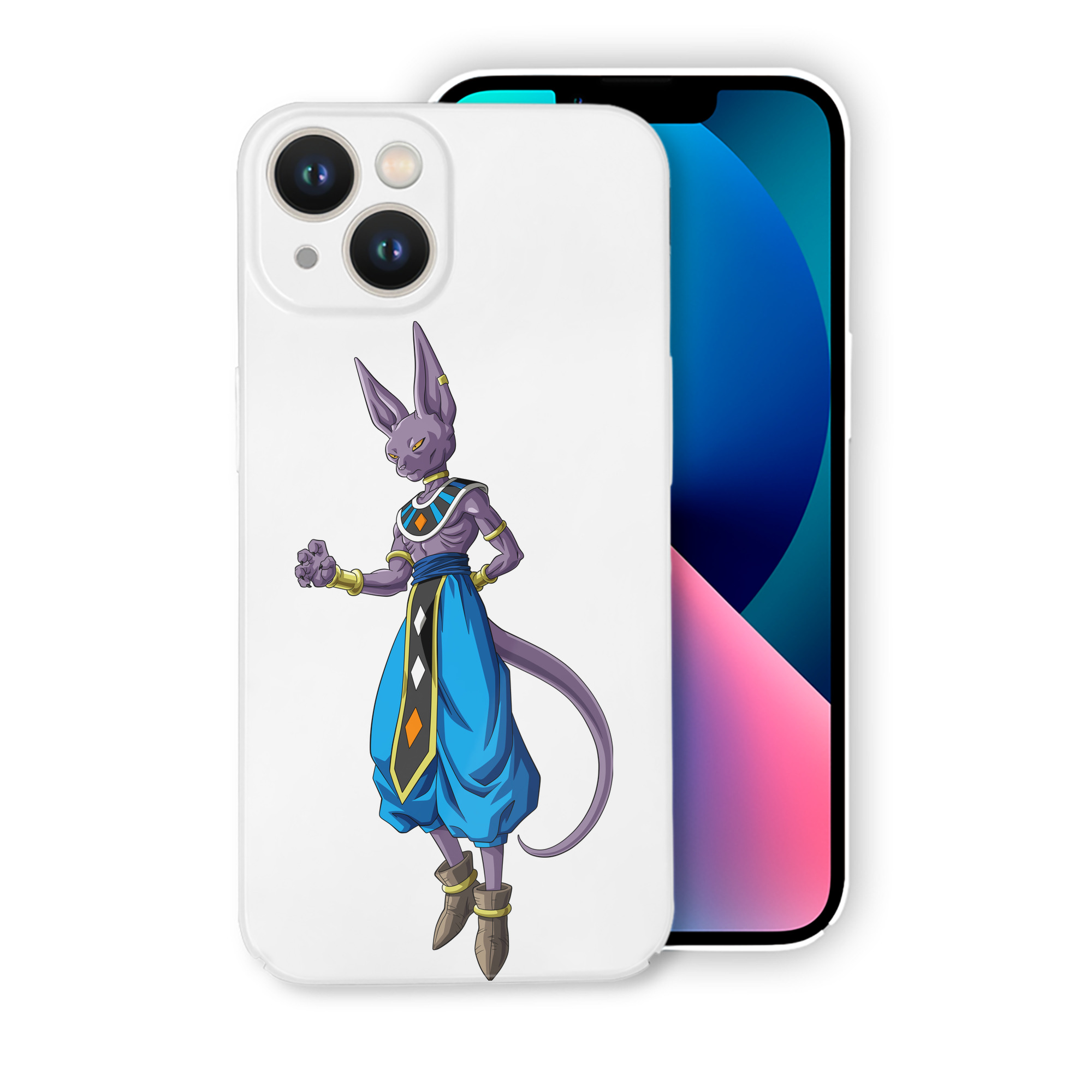 （画像用） ドラゴンボール ビルス 破壊神ビルス DRAGON BALL Beerus Birusu 【iPhone 14シリーズ対応】ハードケース