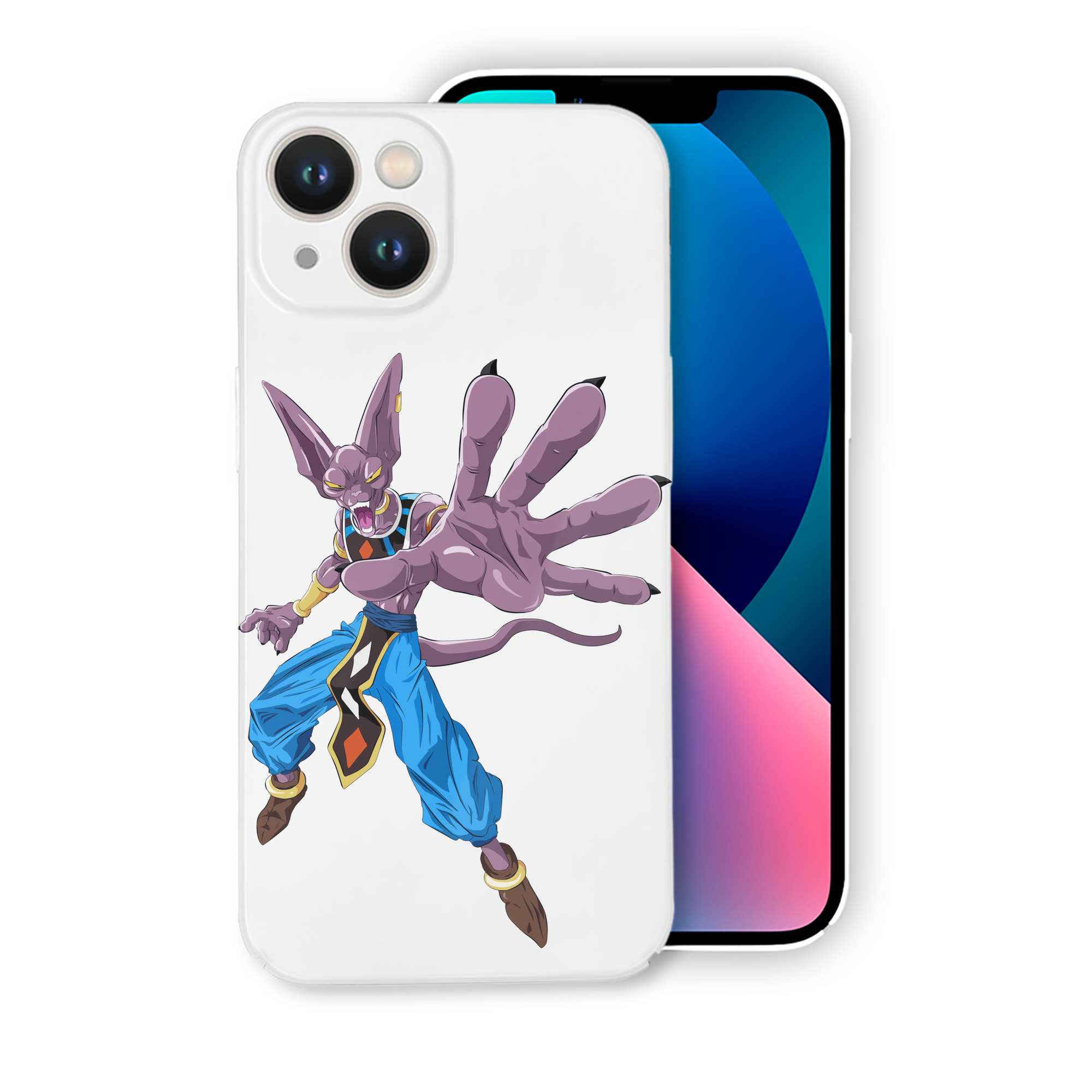 （画像用） ドラゴンボール ビルス 破壊神ビルス DRAGON BALL Beerus Birusu 【iPhone 14シリーズ対応】ハードケース
