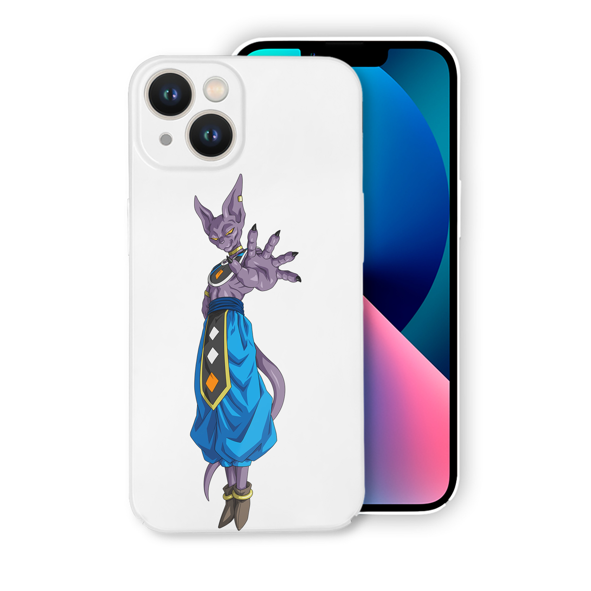 （画像用） ドラゴンボール ビルス 破壊神ビルス DRAGON BALL Beerus Birusu 【iPhone 14シリーズ対応】ハードケース