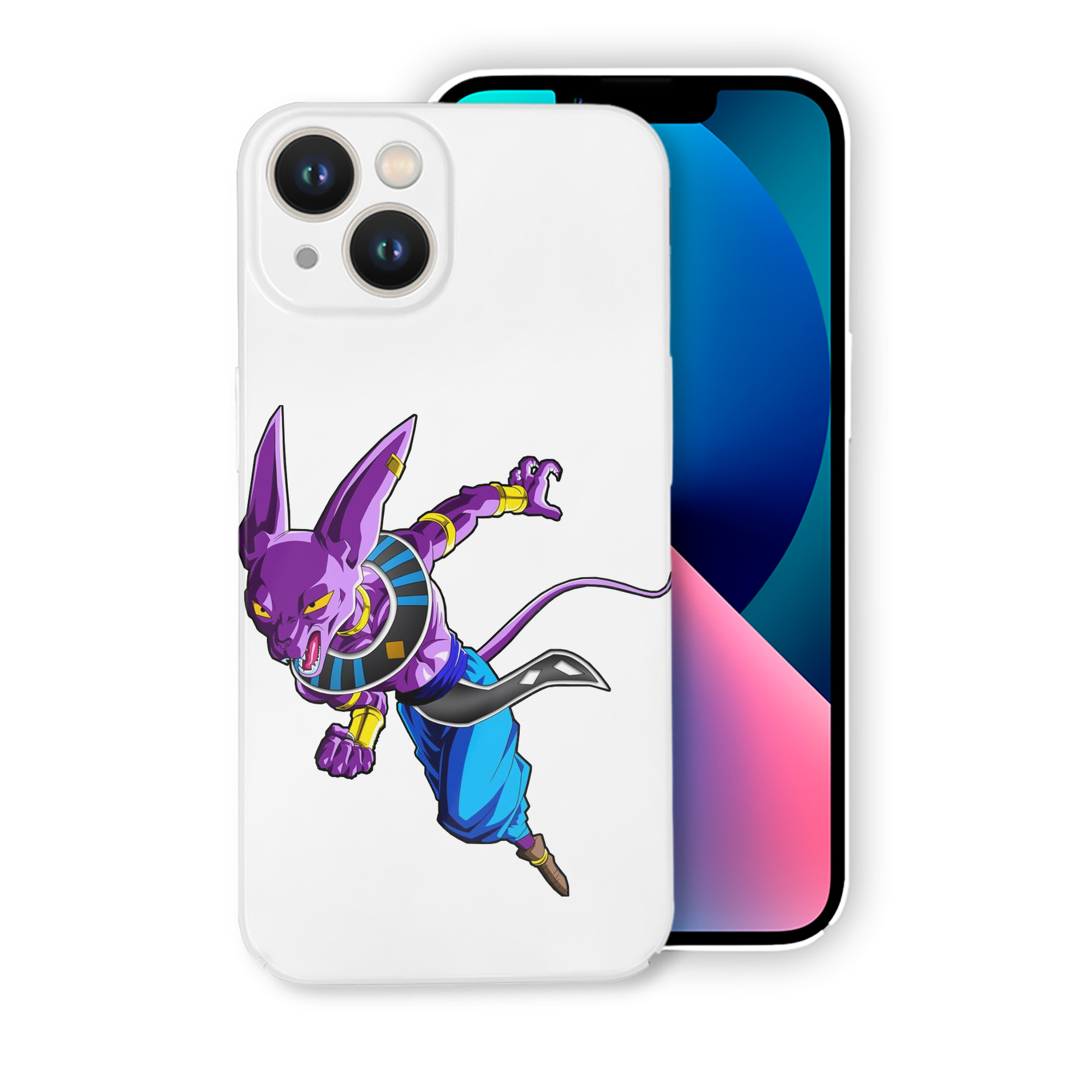 （画像用） ドラゴンボール ビルス 破壊神ビルス DRAGON BALL Beerus Birusu 【iPhone 14シリーズ対応】ハードケース