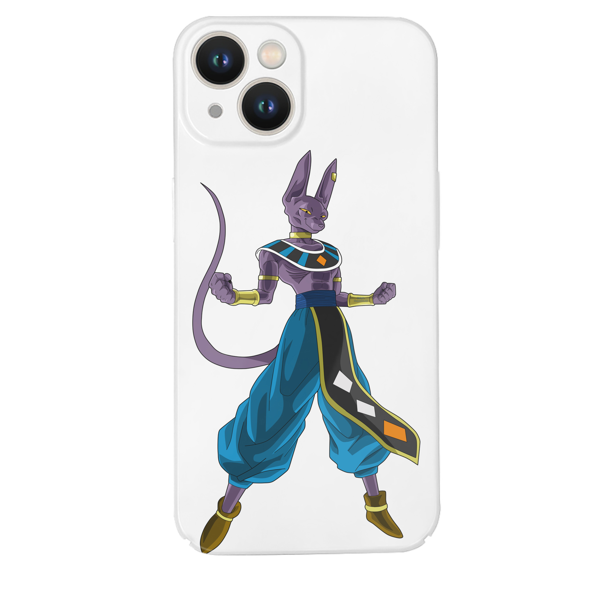 （画像用） ドラゴンボール ビルス 破壊神ビルス DRAGON BALL Beerus Birusu 【iPhone 14シリーズ対応】ハードケース